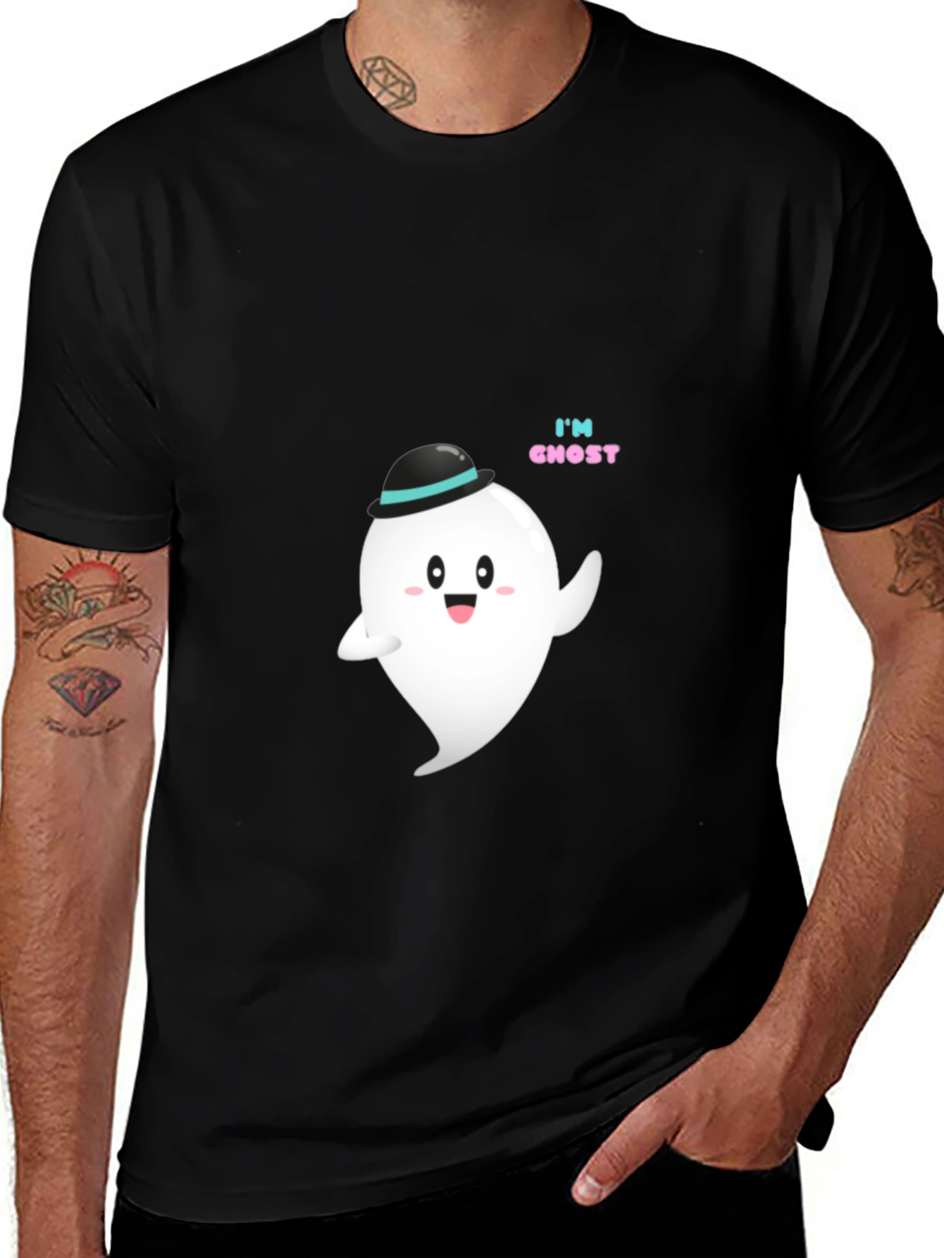 Variant 30 of Cute Ghost T-Shirt - Halloween Apparel