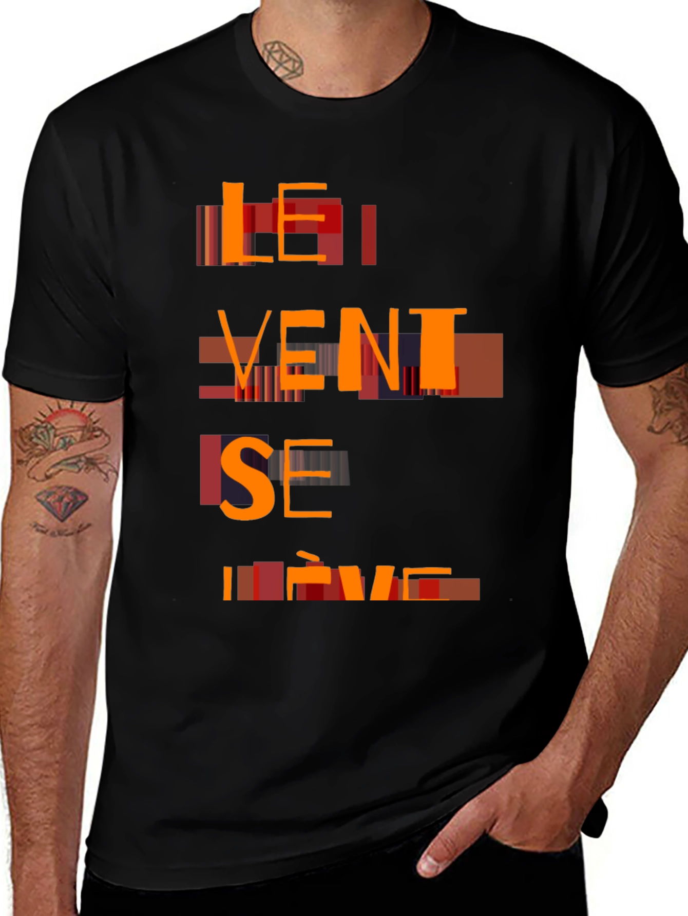Variant 27 of Le Vent Se Lève Stylish Graphic Tee