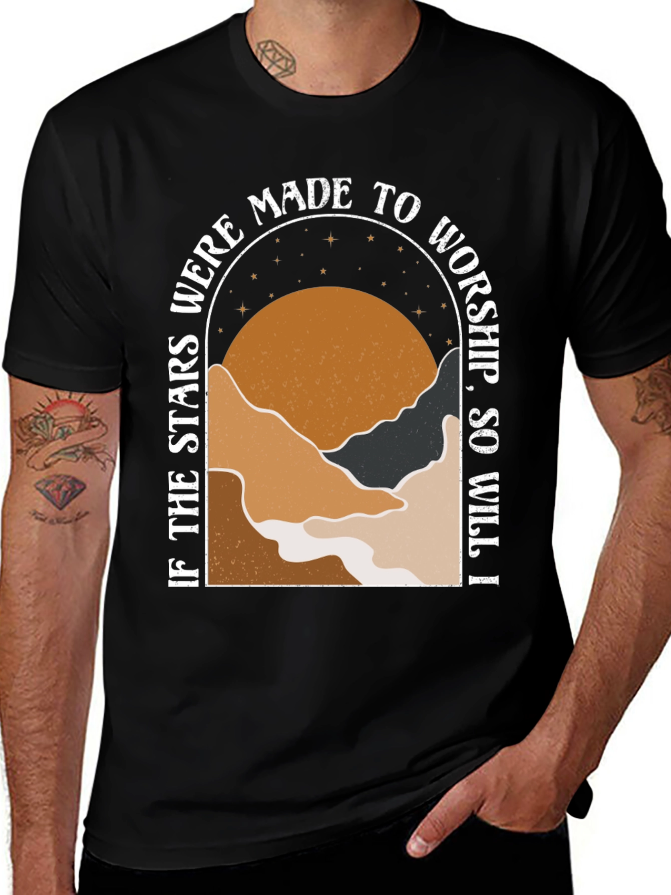 Variant 19 of Stars Were Made To Worship Graphic T-Shirt