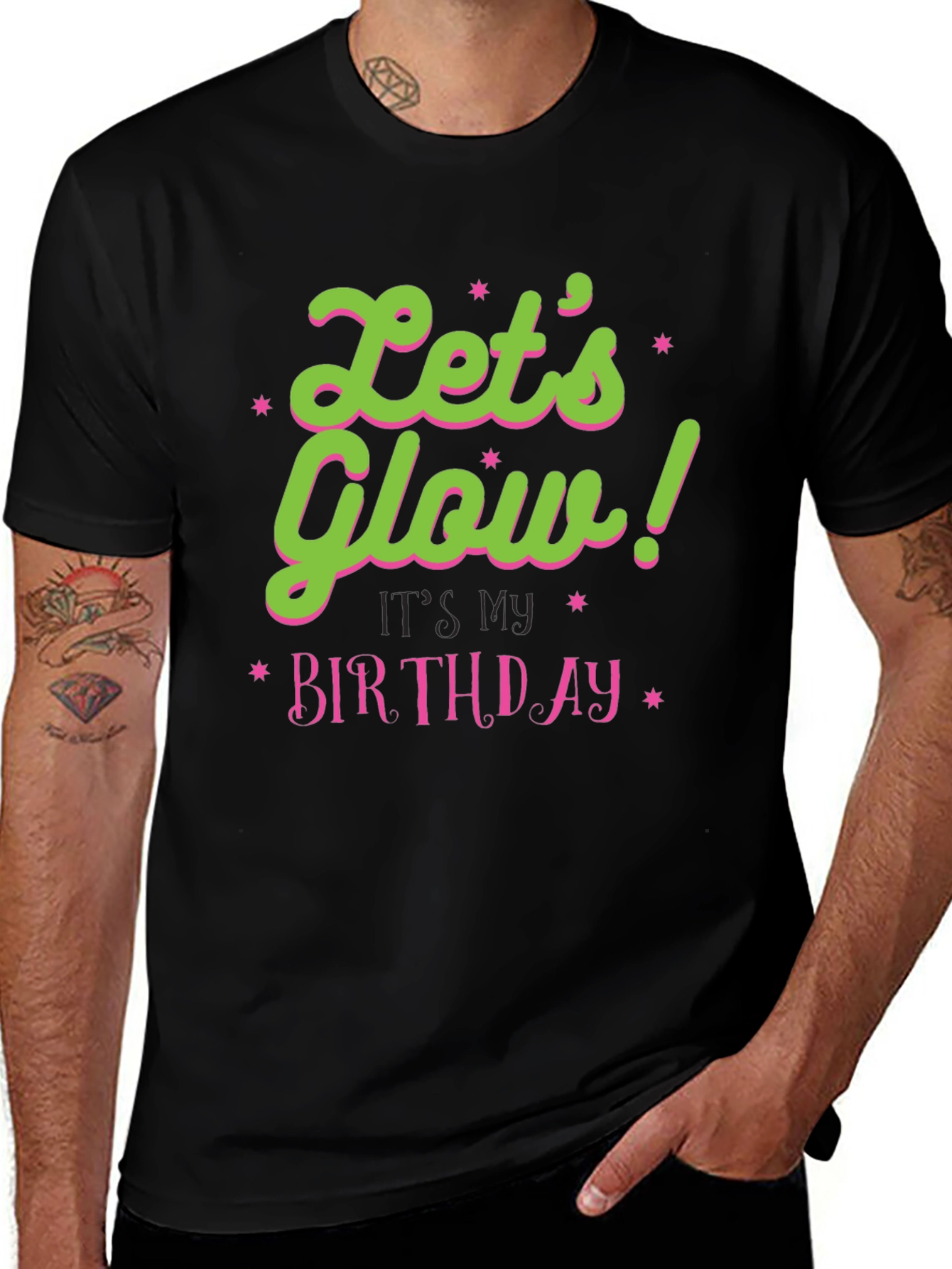 Let's Glow Birthday T-Shirt