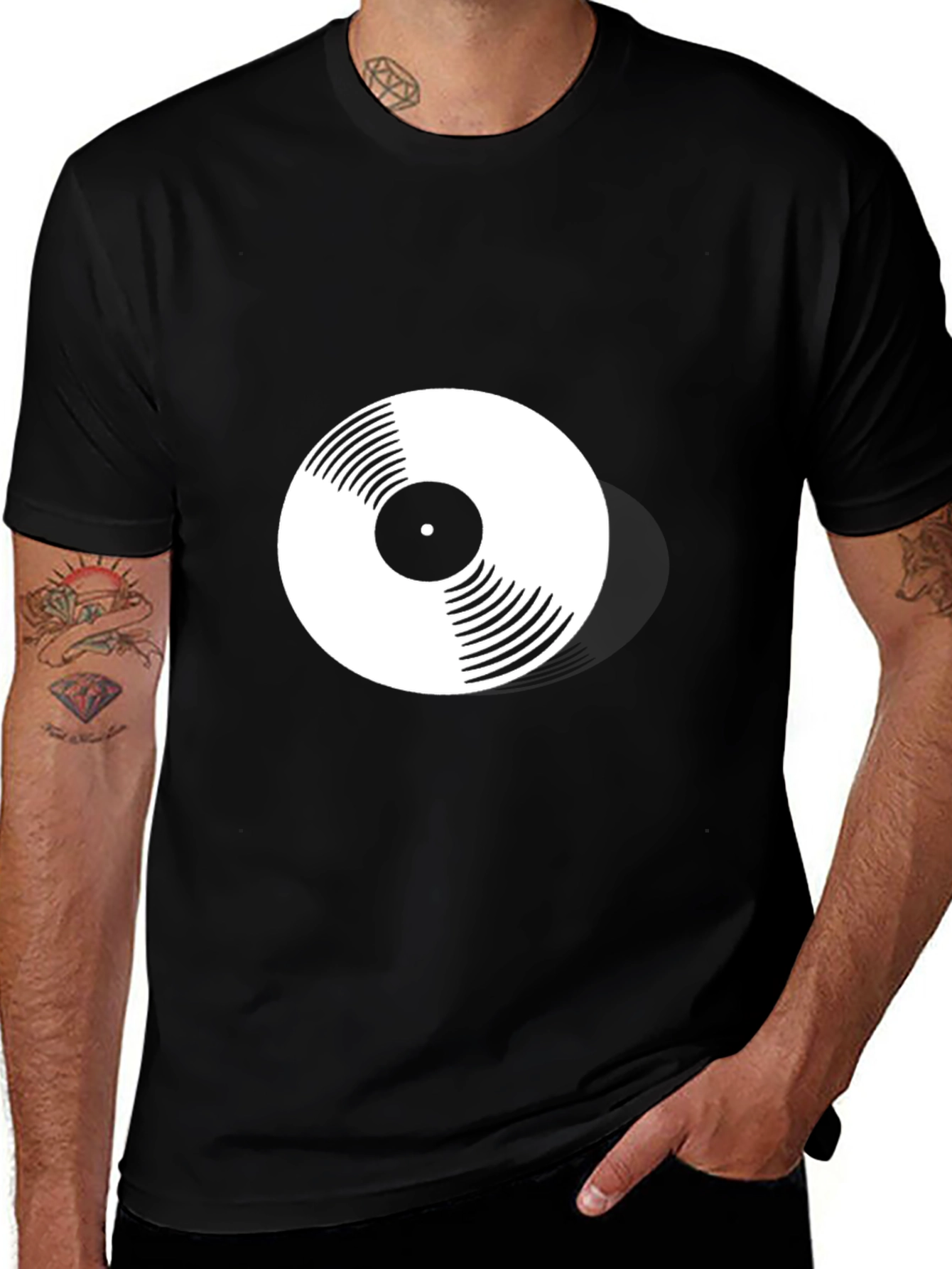 Variant 25 of Vinyl Record Graphic Tee - Classic Music Lover T-Shirt