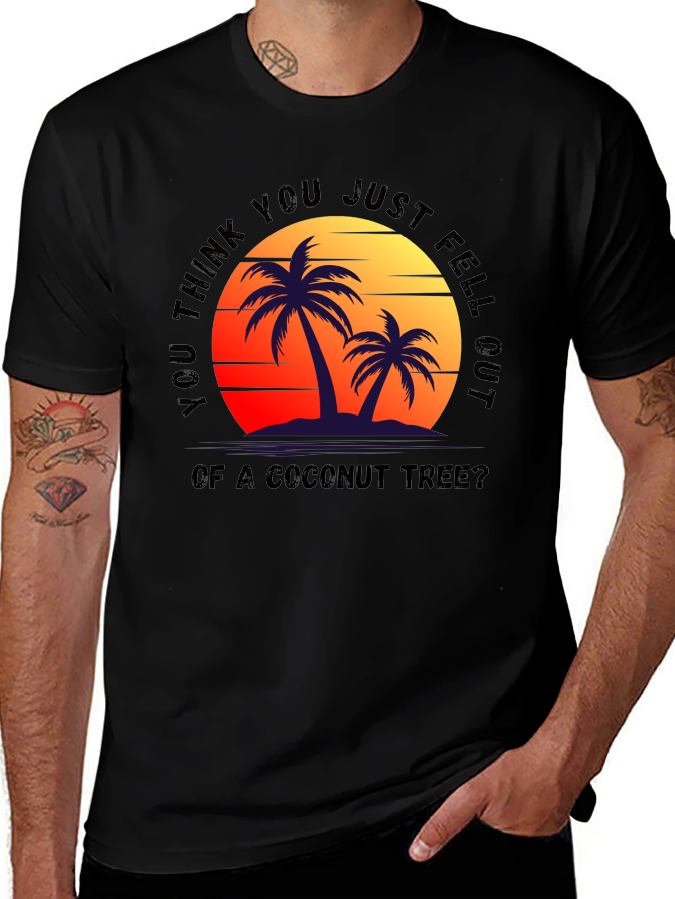 Variant 30 of Coconut Tree T-Shirt - Funny Graphic Tee