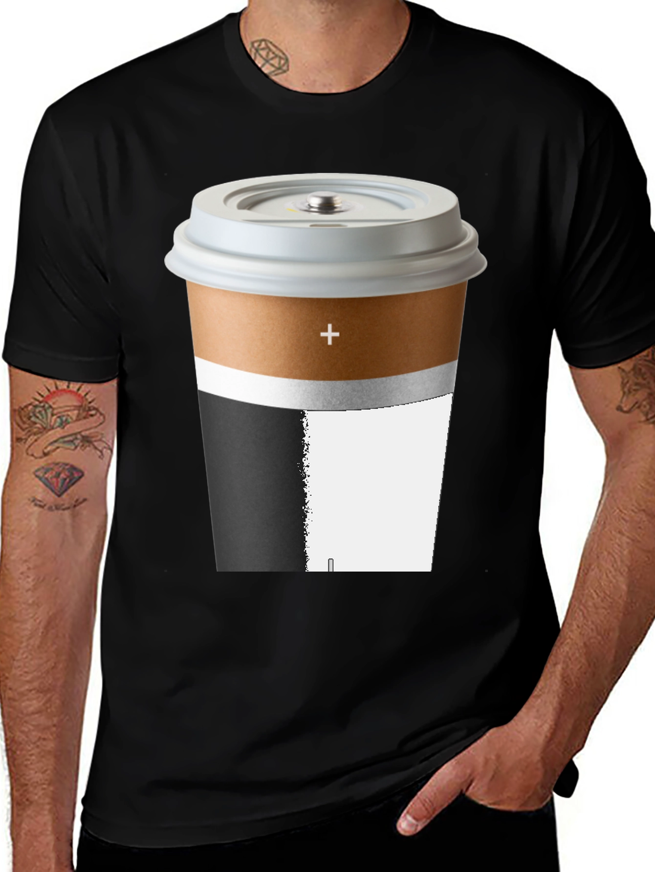 Variant 3 of Coffee Battery T-Shirt - Charged and Ready