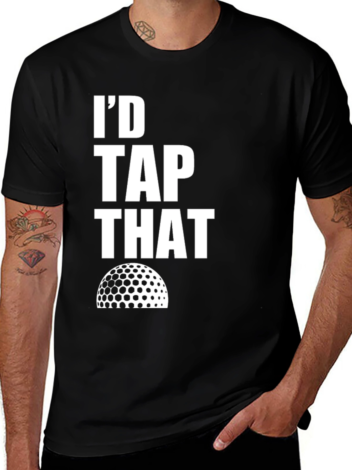 Variant 12 of I'd Tap That Golf T-Shirt - Funny Golfer Tee