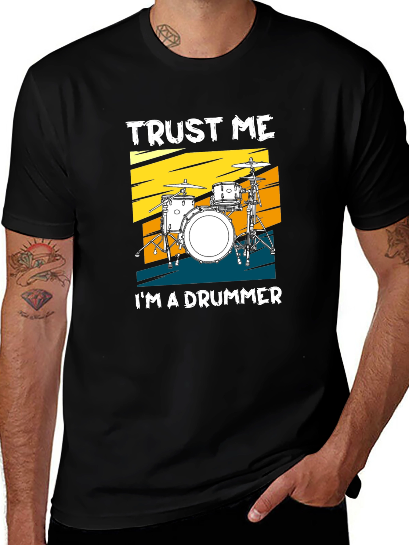Variant 2 of Trust Me I'm A Drummer T-Shirt