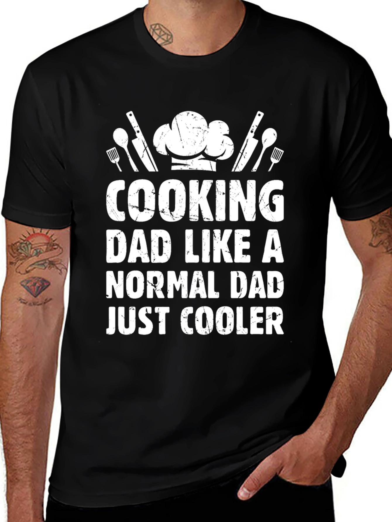 Cooking Dad T-Shirt: Cool Chef Father Tee