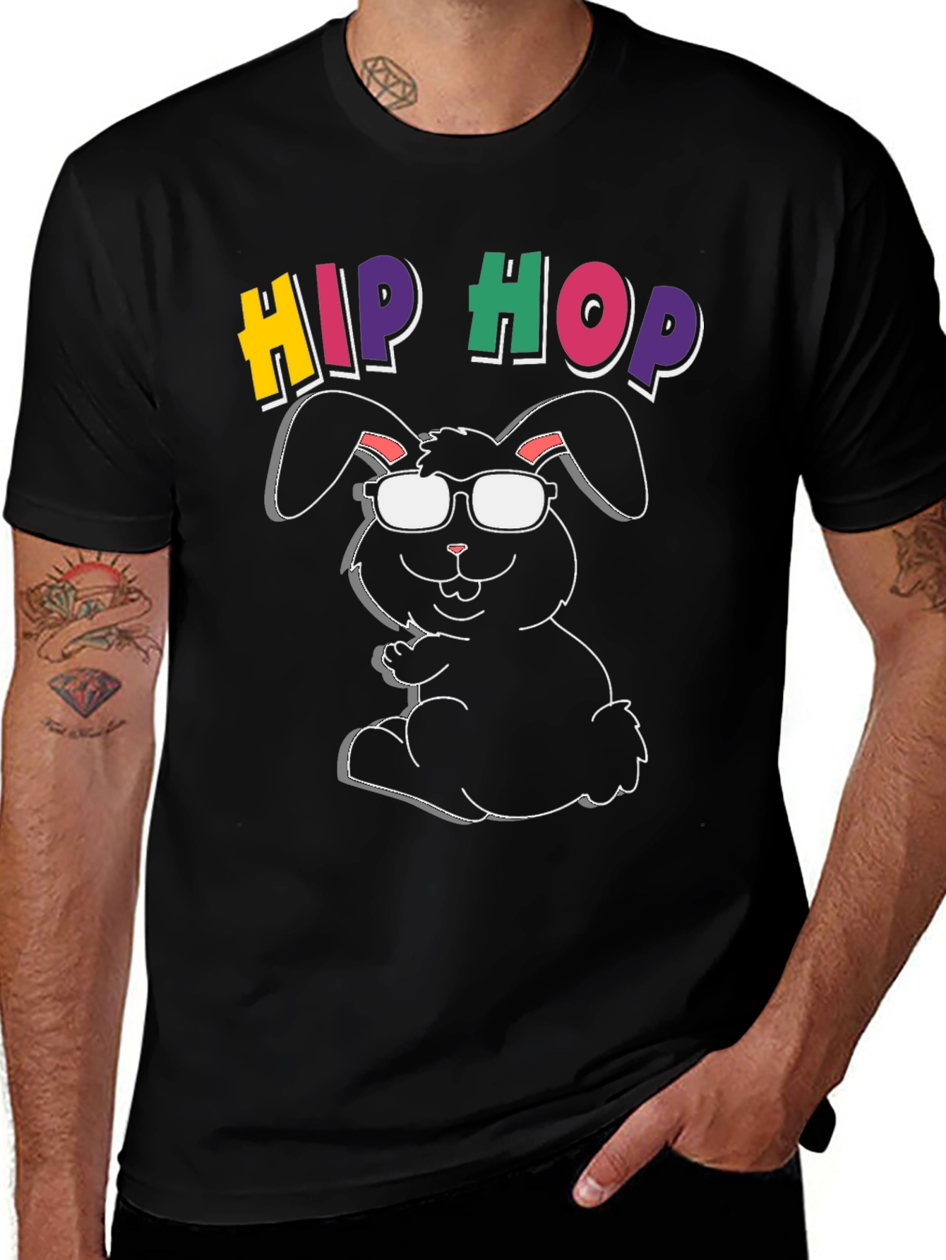 Variant 6 of Hip Hop Easter Bunny T-Shirt