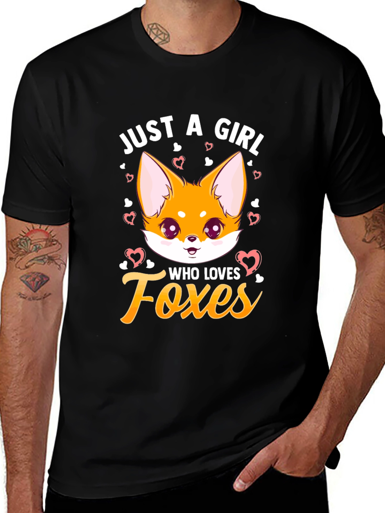 Variant 15 of Just A Girl Who Loves Foxes T-Shirt