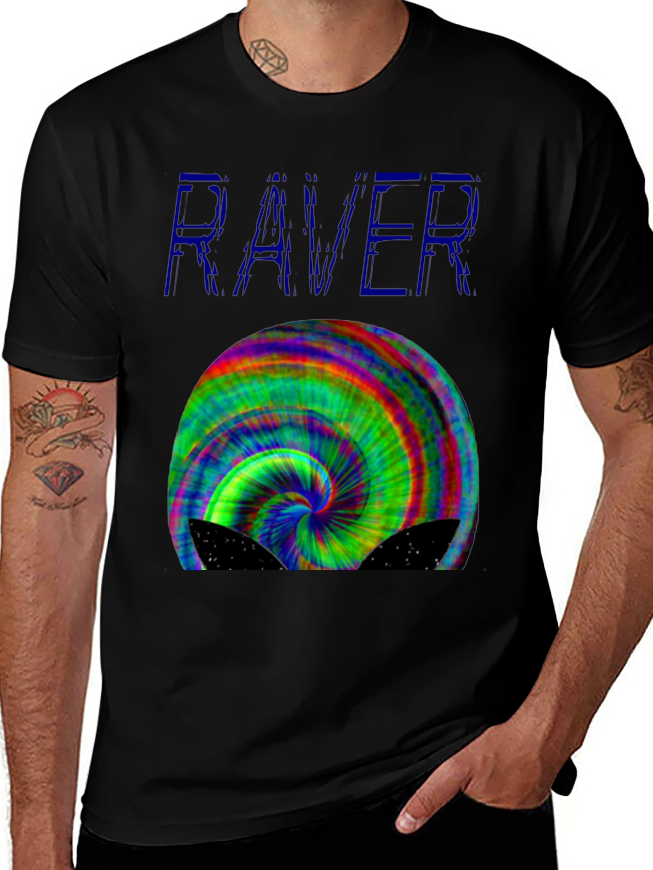 Variant 29 of Raver Spiral Graphic T-Shirt