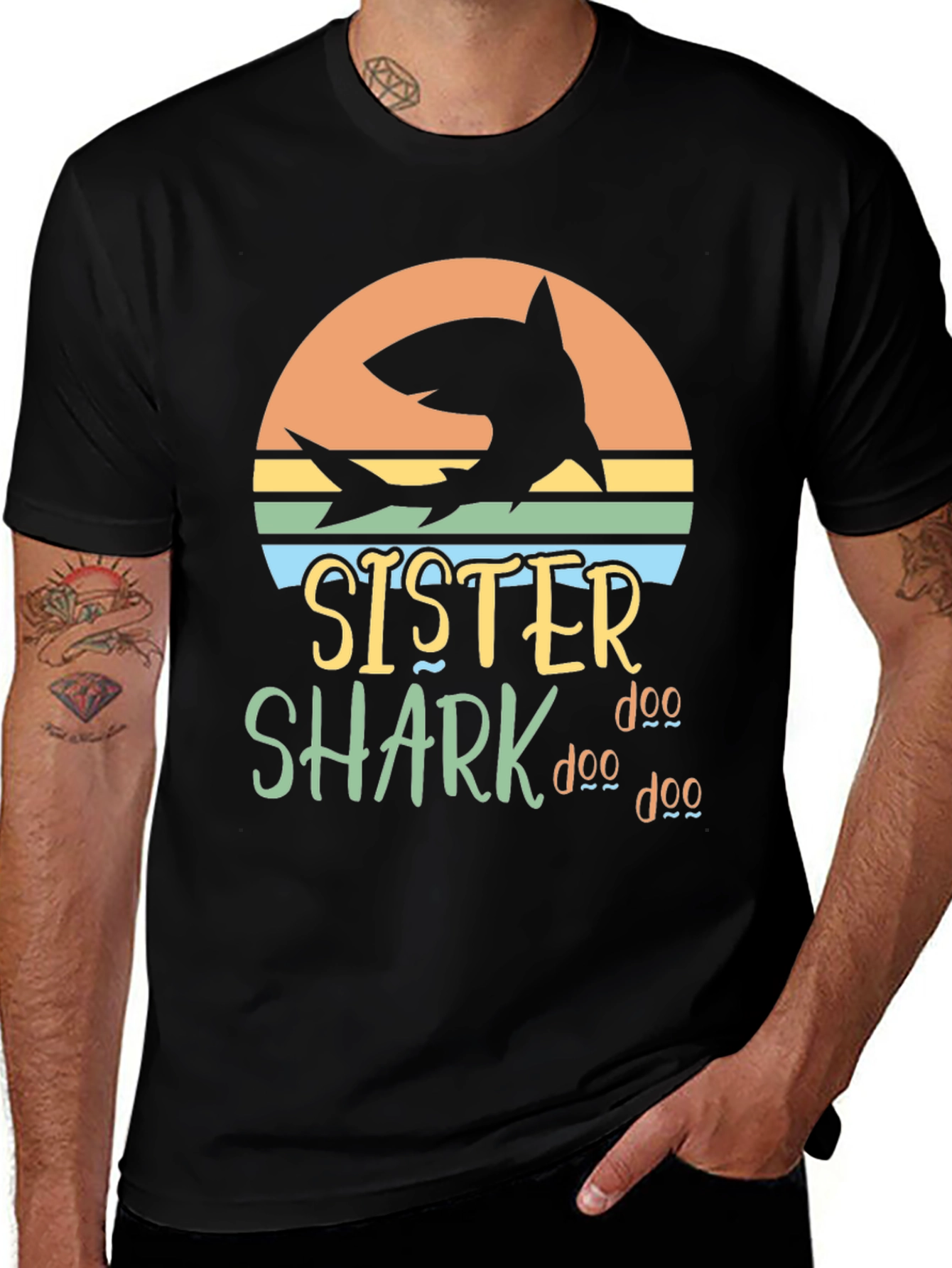 Variant 5 of Sister Shark Doo Doo T-Shirt
