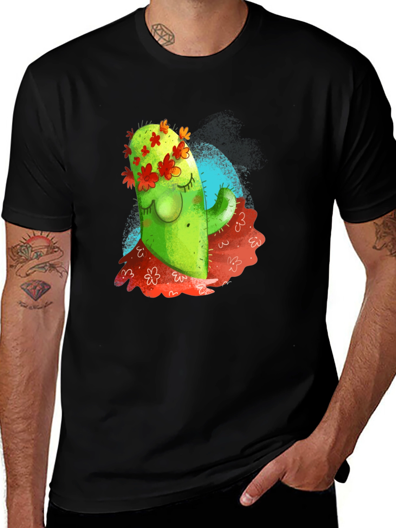 Variant 25 of Cactus Flower T-Shirt - Desert Bloom