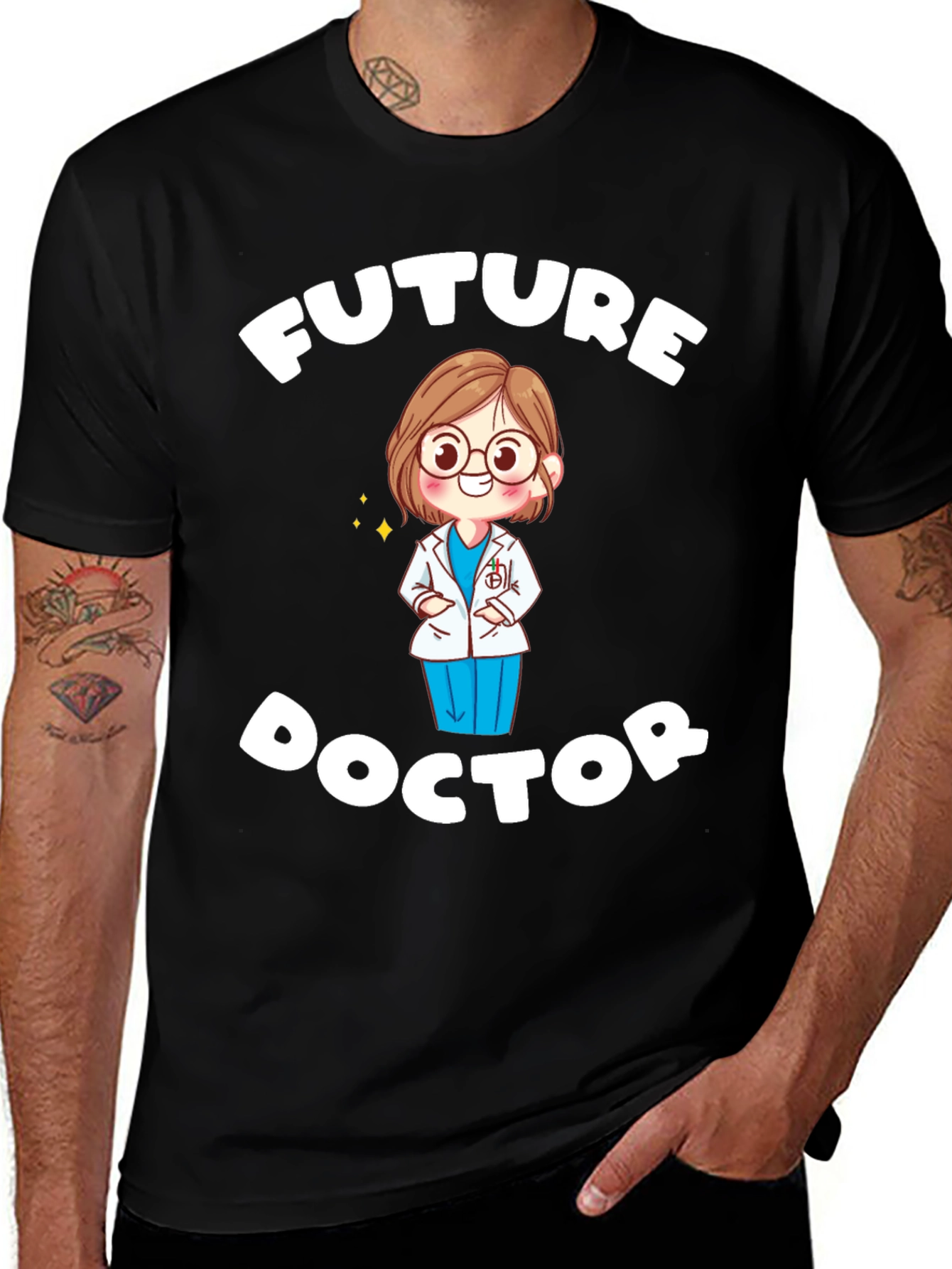 Variant 2 of Future Doctor T-Shirt - Cute Medical Student Tee