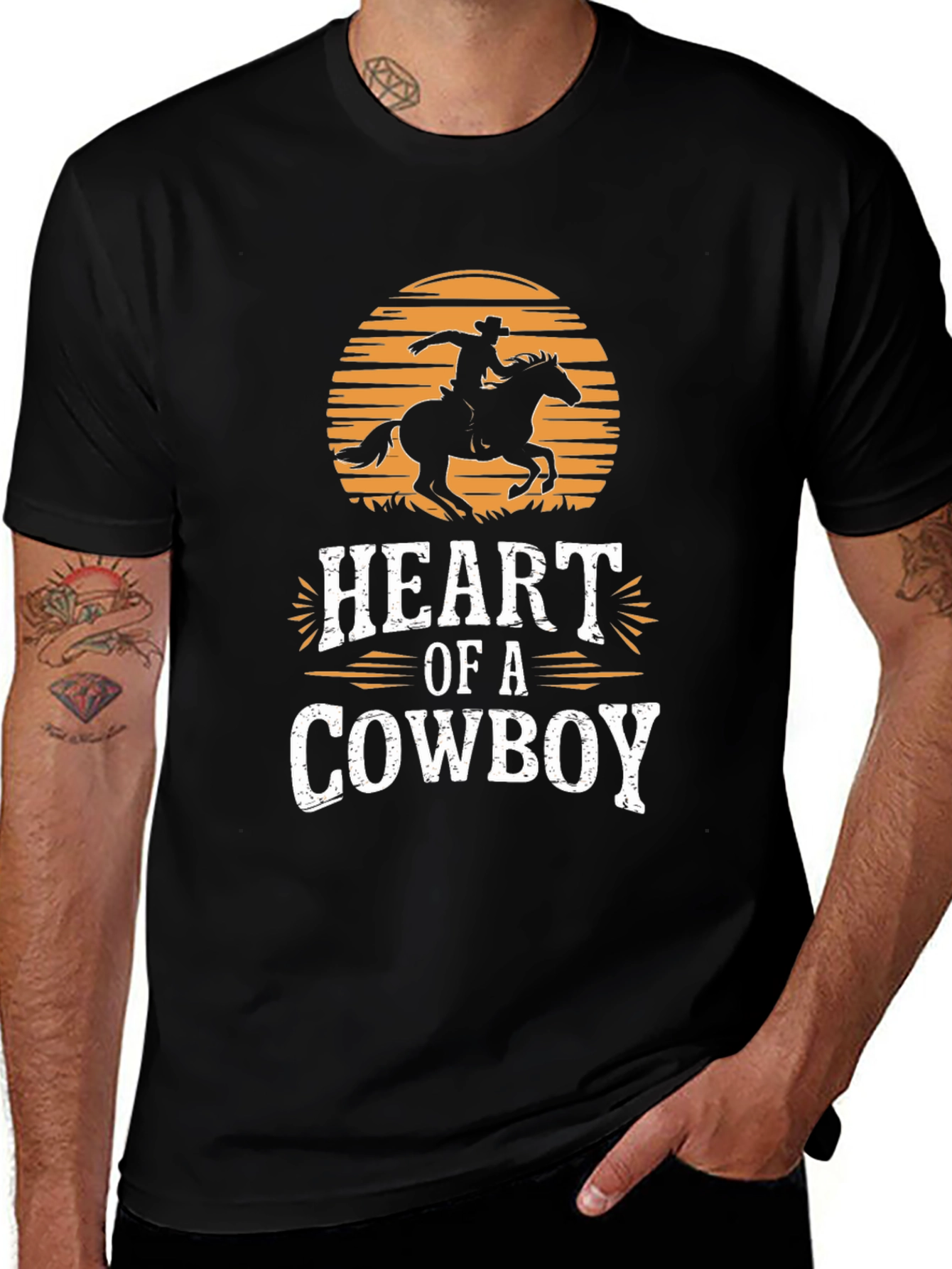 Variant 18 of Heart of a Cowboy Graphic T-Shirt
