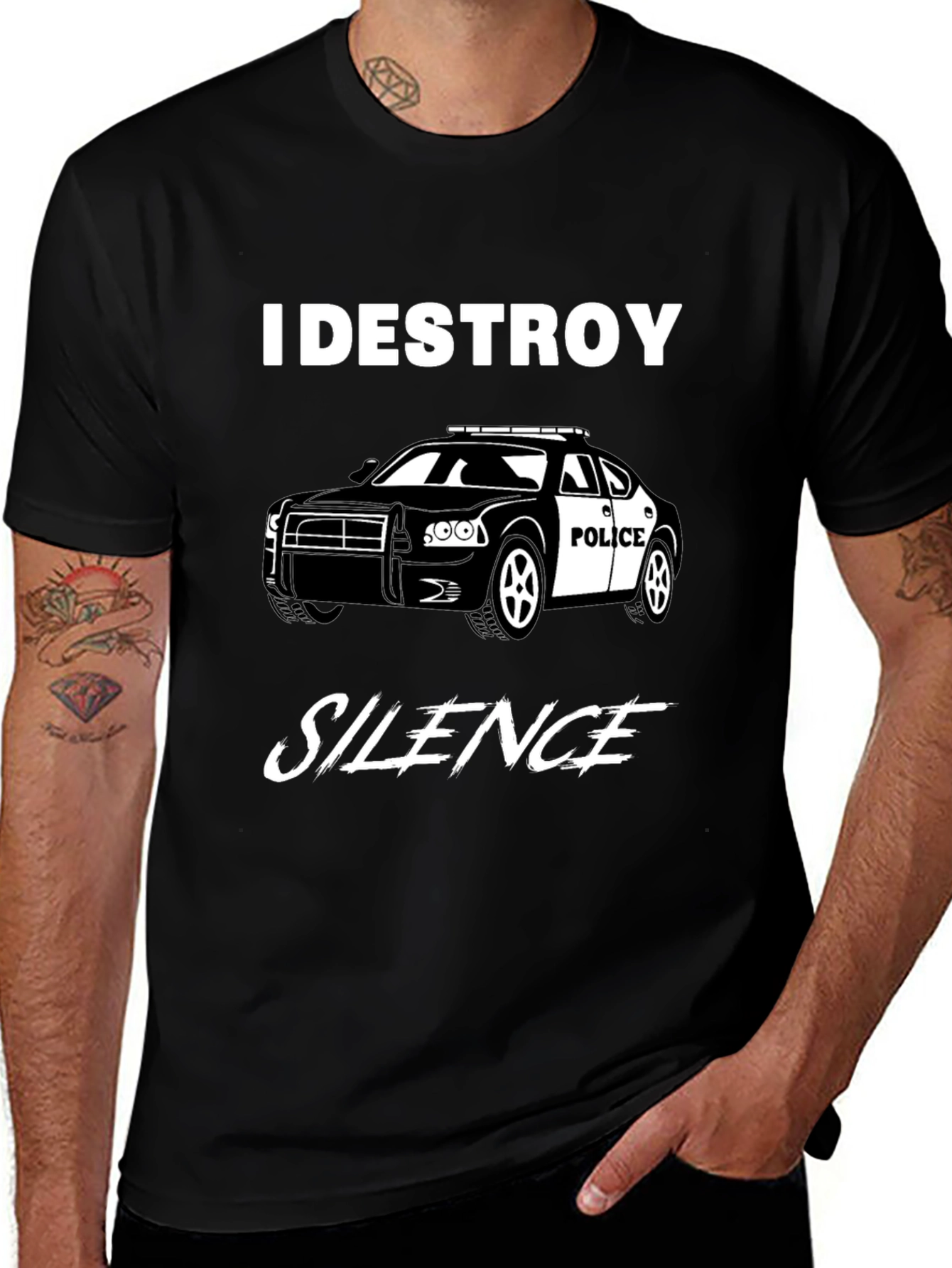 Variant 7 of I DESTROY SILENCE T-Shirt
