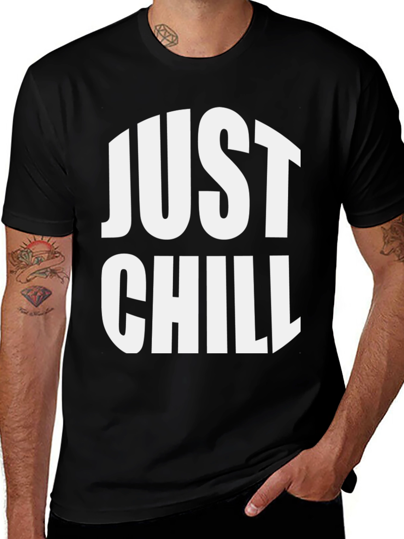 Variant 25 of Just Chill Graphic Tee - Casual Comfort