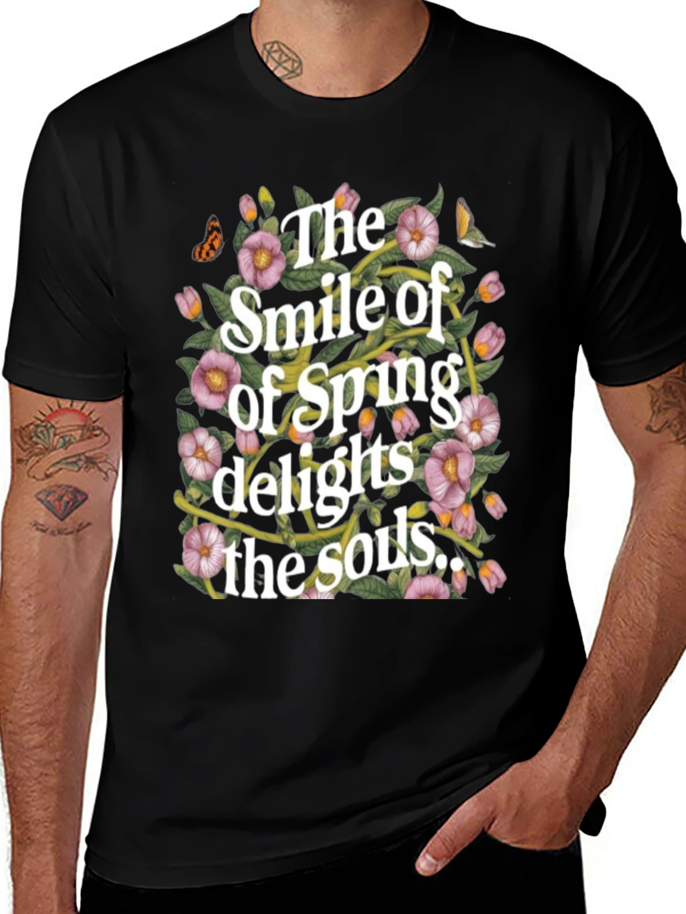 Variant 2 of Floral Spring Delight T-Shirt