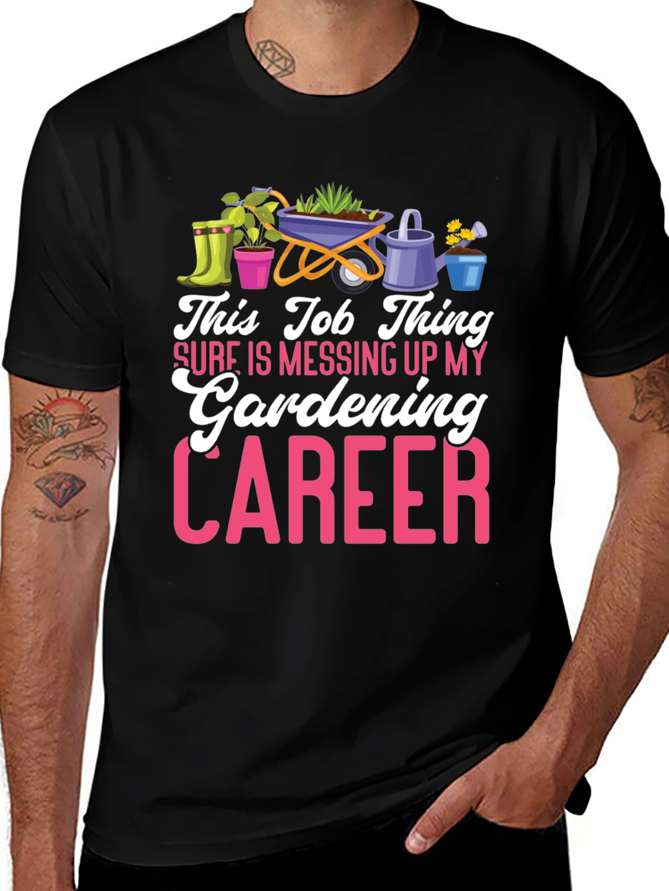 Variant 7 of Gardening Career T-Shirt