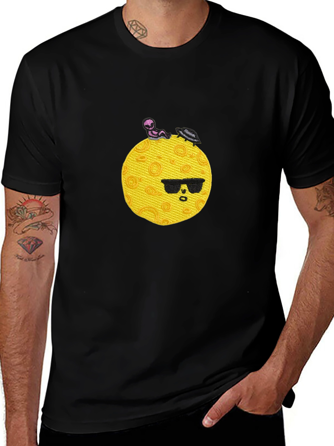 Variant 18 of Cool Moon Alien Graphic Tee