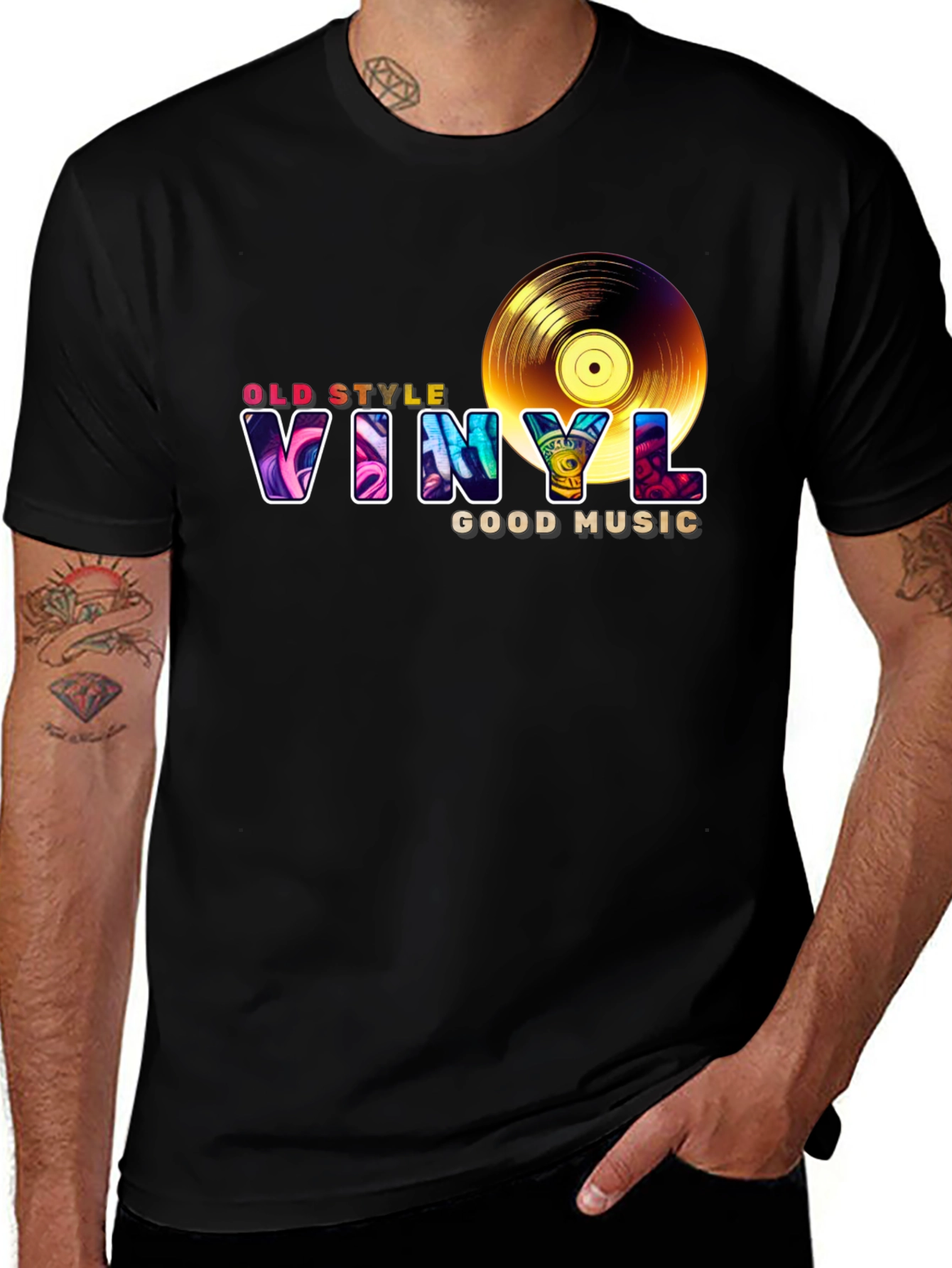 Variant 28 of Retro Vinyl Music T-Shirt