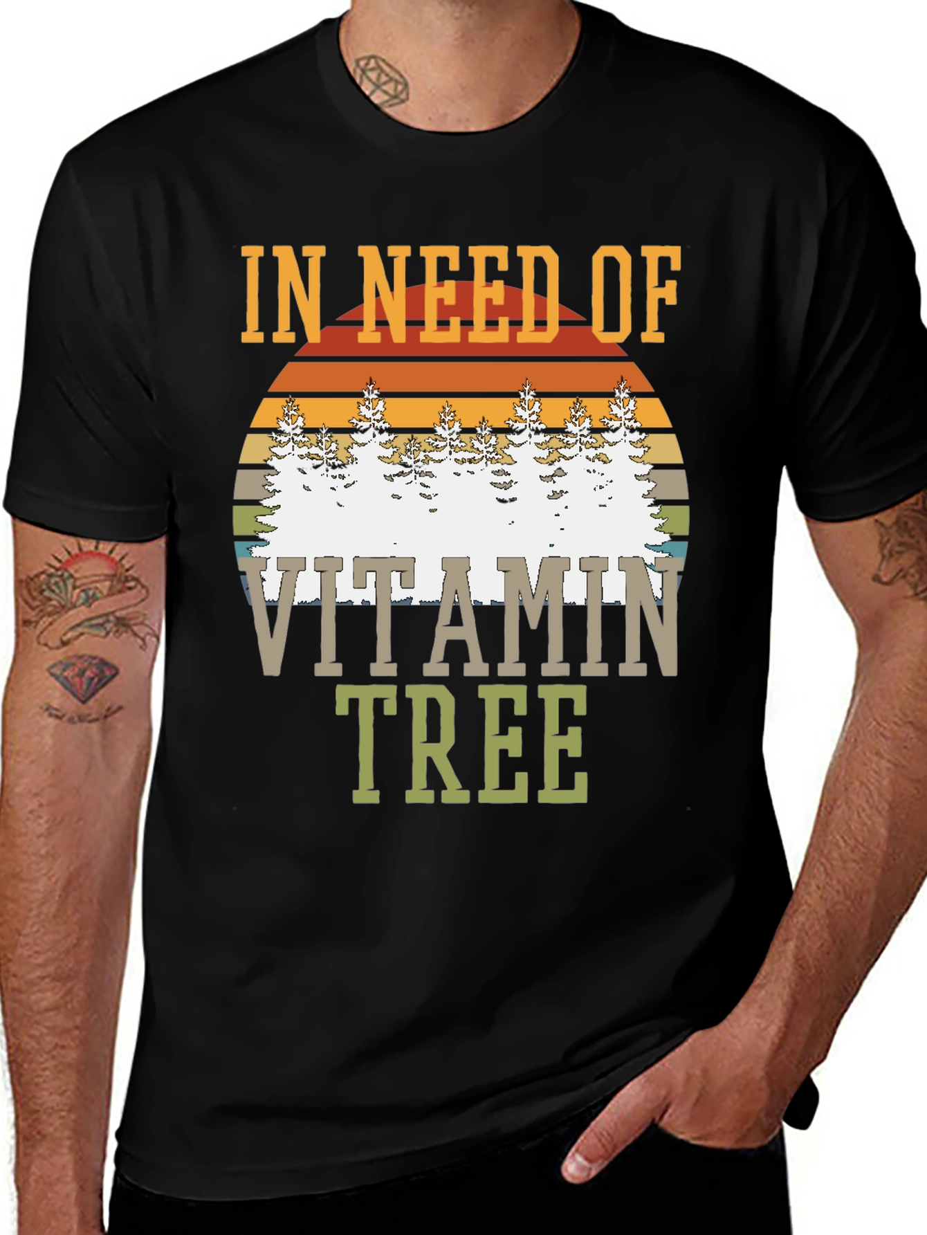 Variant 19 of Vitamin Tree Graphic Tee - Nature Lover's Apparel