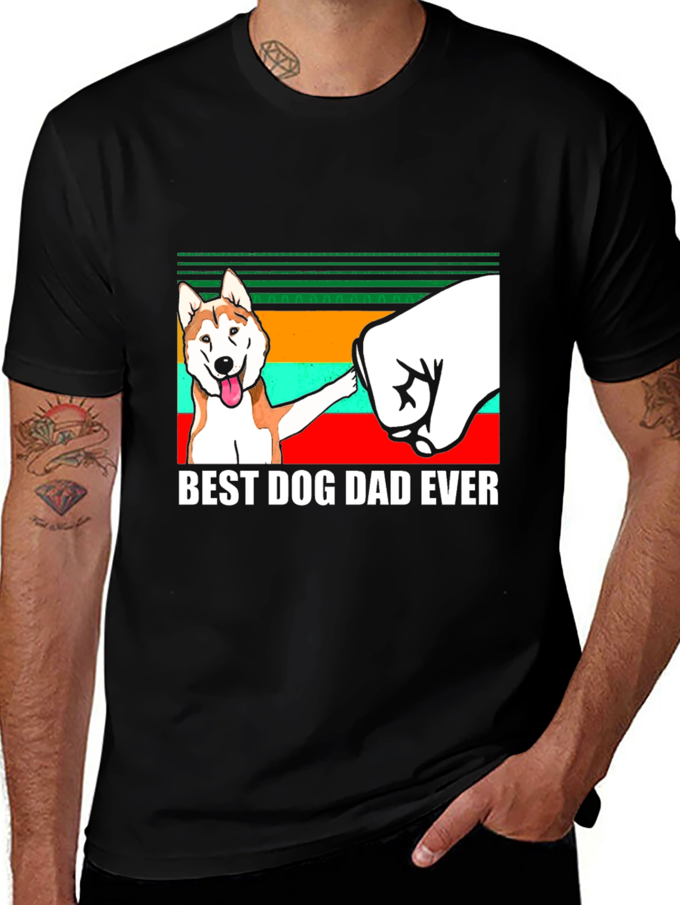 Variant 20 of Best Dog Dad Ever T-Shirt