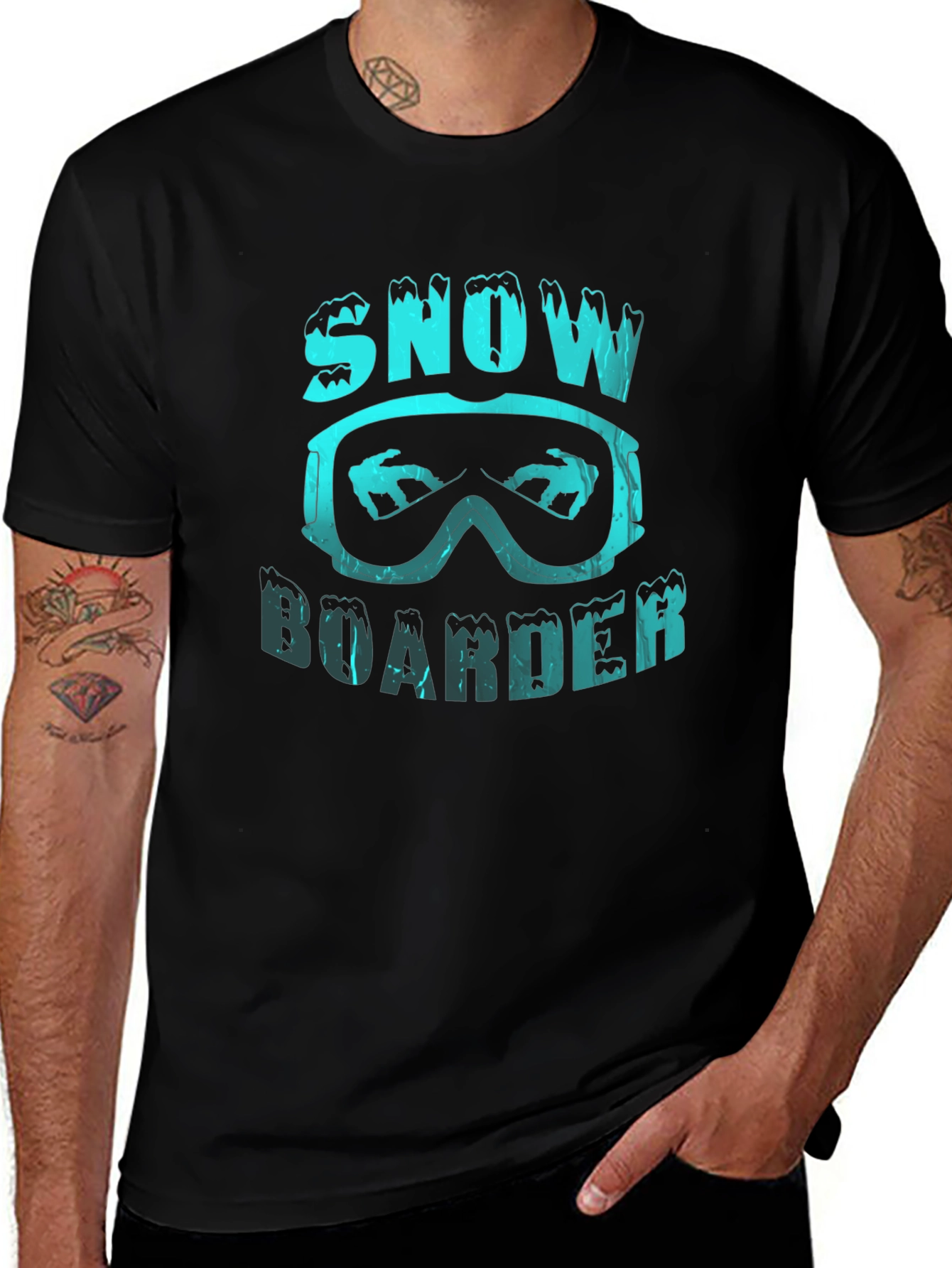 Variant 29 of Snowboarder Graphic T-Shirt