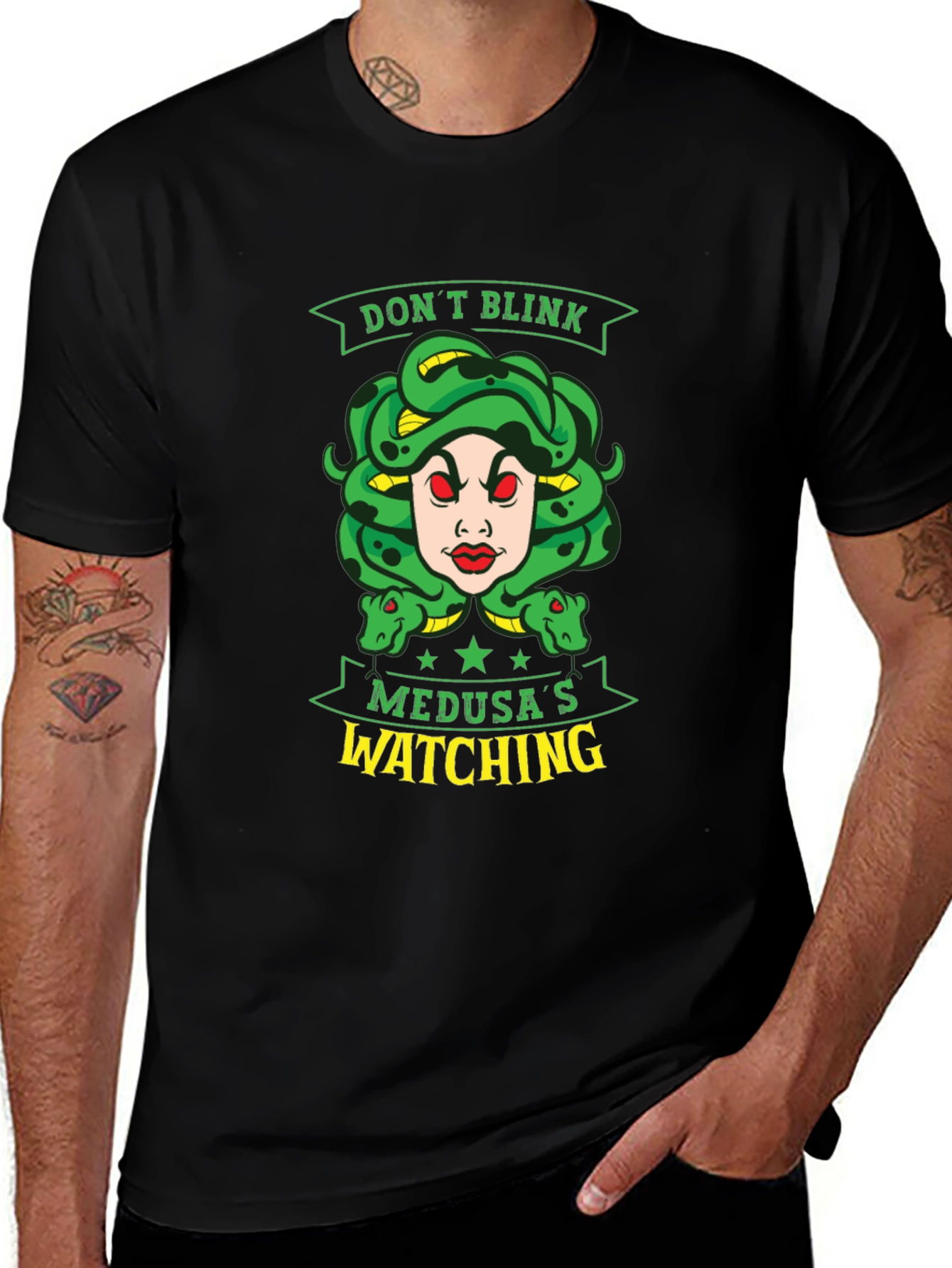 Variant 19 of Medusa Graphic Tee - Don't Blink T-Shirt
