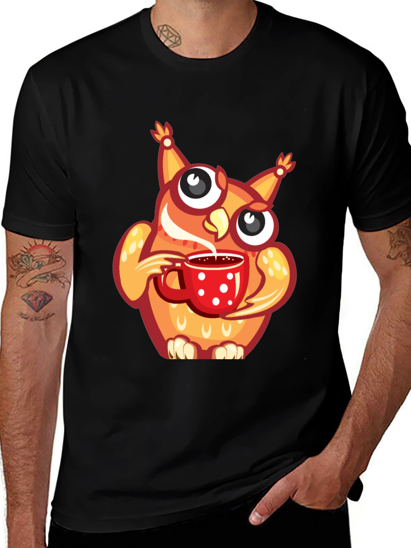 Variant 10 of Owl Coffee Lover T-Shirt