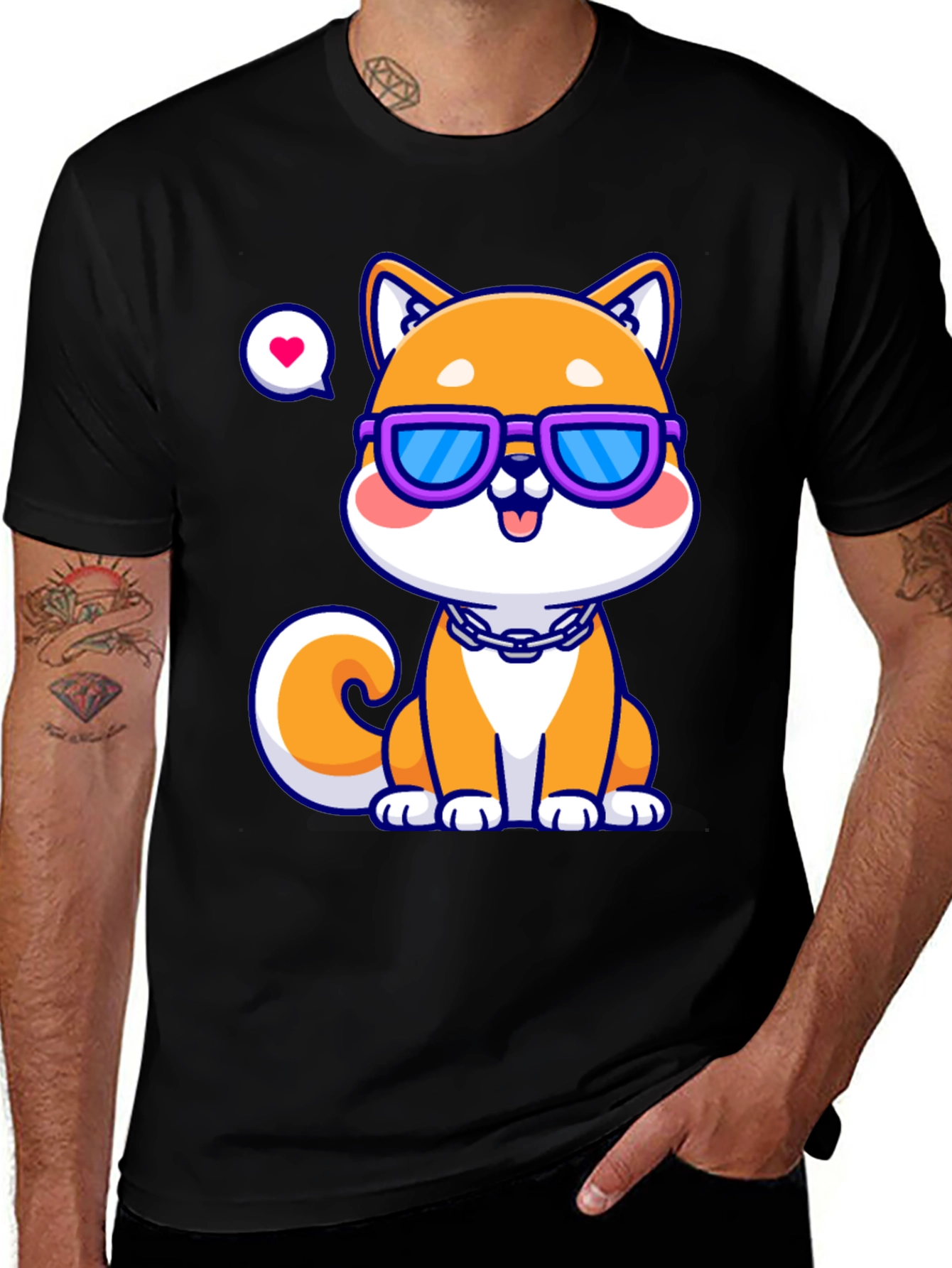 Variant 27 of Cool Shiba Inu T-Shirt - Unisex