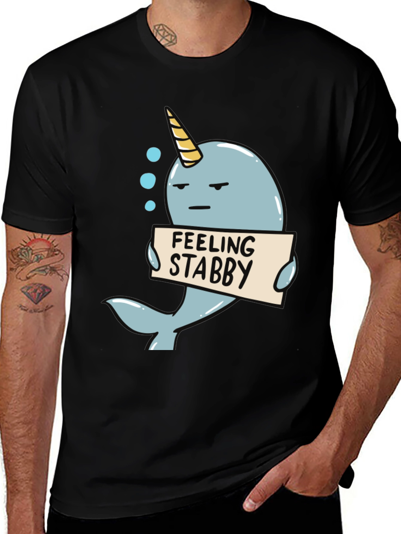 Variant 8 of Feeling Stabby Narwhal T-Shirt