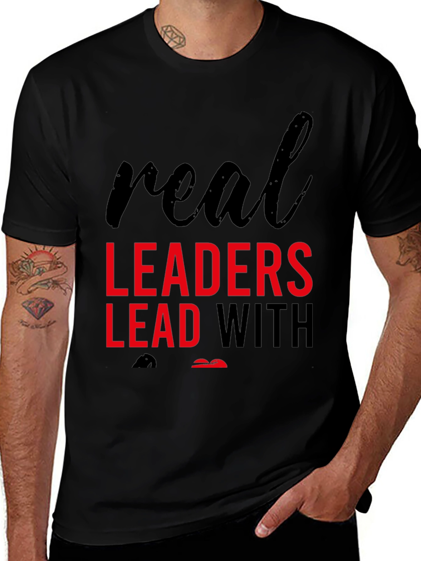 Variant 21 of Real Leaders Graphic T-Shirt