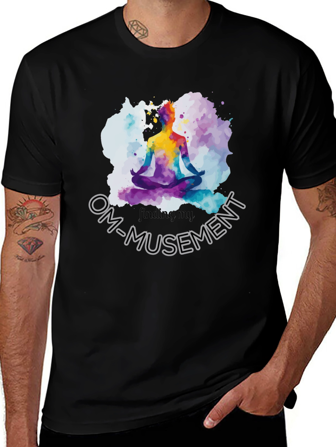 Variant 25 of Om-Musement Yoga Meditation T-Shirt
