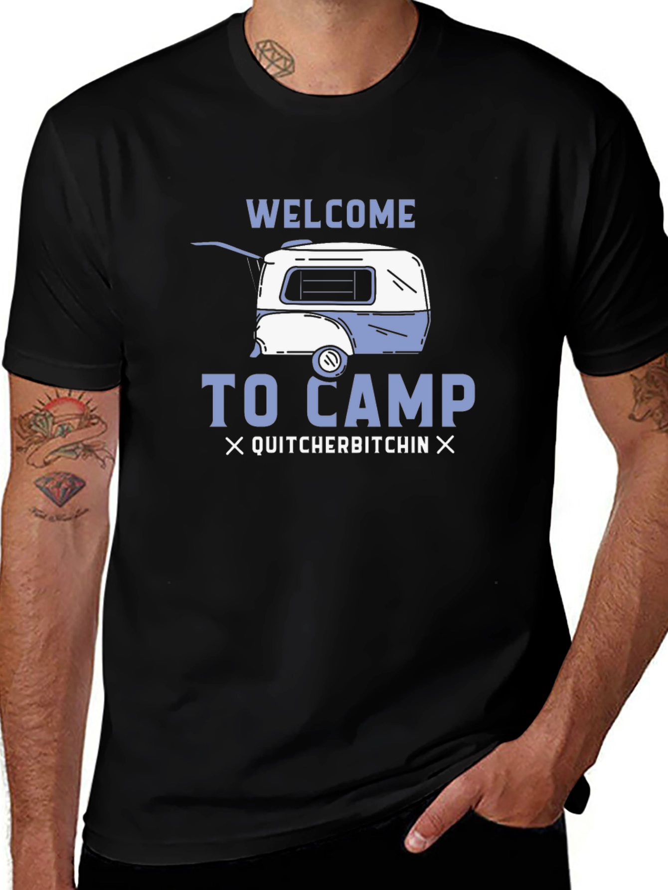 Variant 20 of Welcome to Camp Novelty Graphic T-Shirt