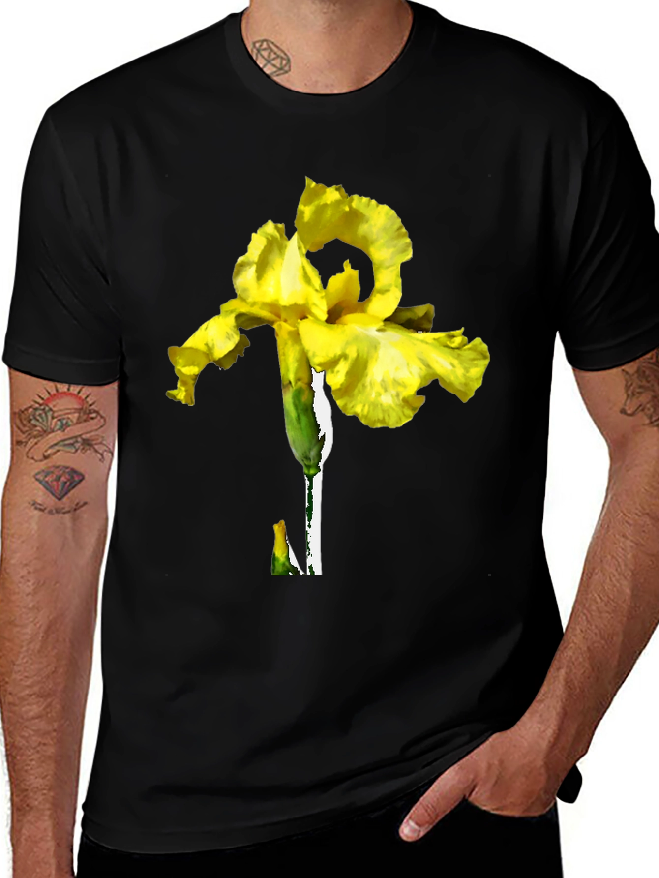 Variant 21 of Yellow Iris Graphic T-Shirt