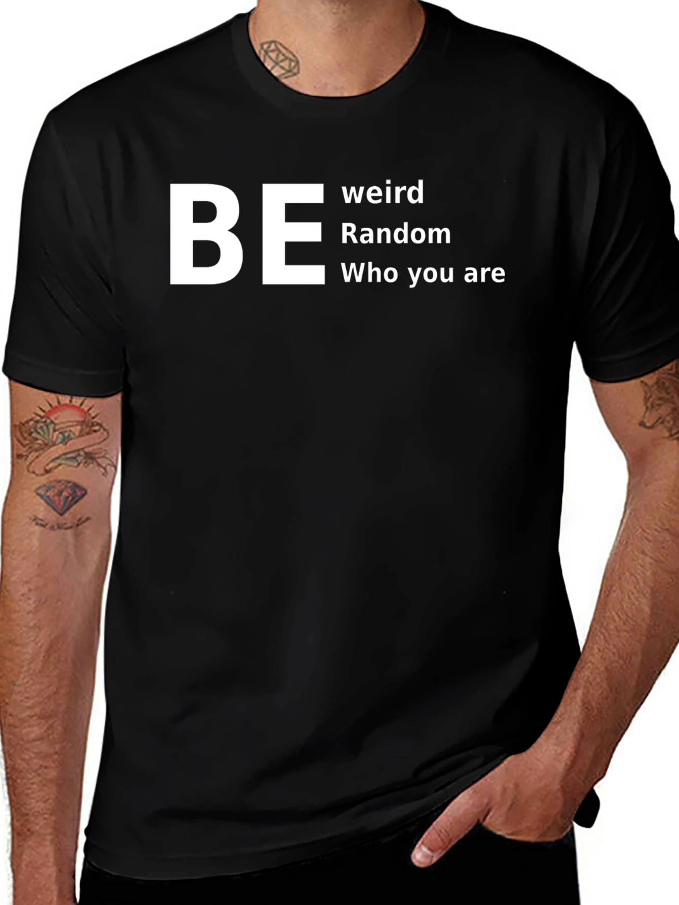 Variant 15 of Be Weird Random T-Shirt - Comfortable Cotton Tee