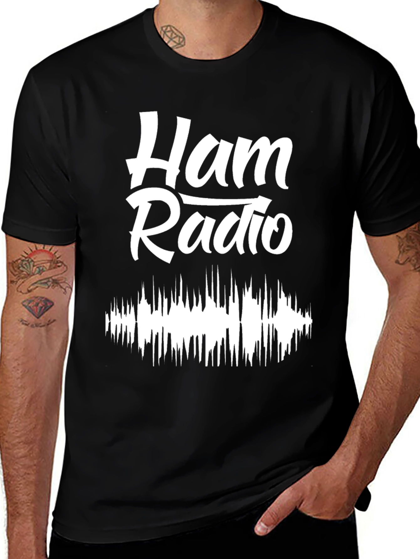 Ham Radio Waveform T-Shirt - Amateur Radio Operator Tee
