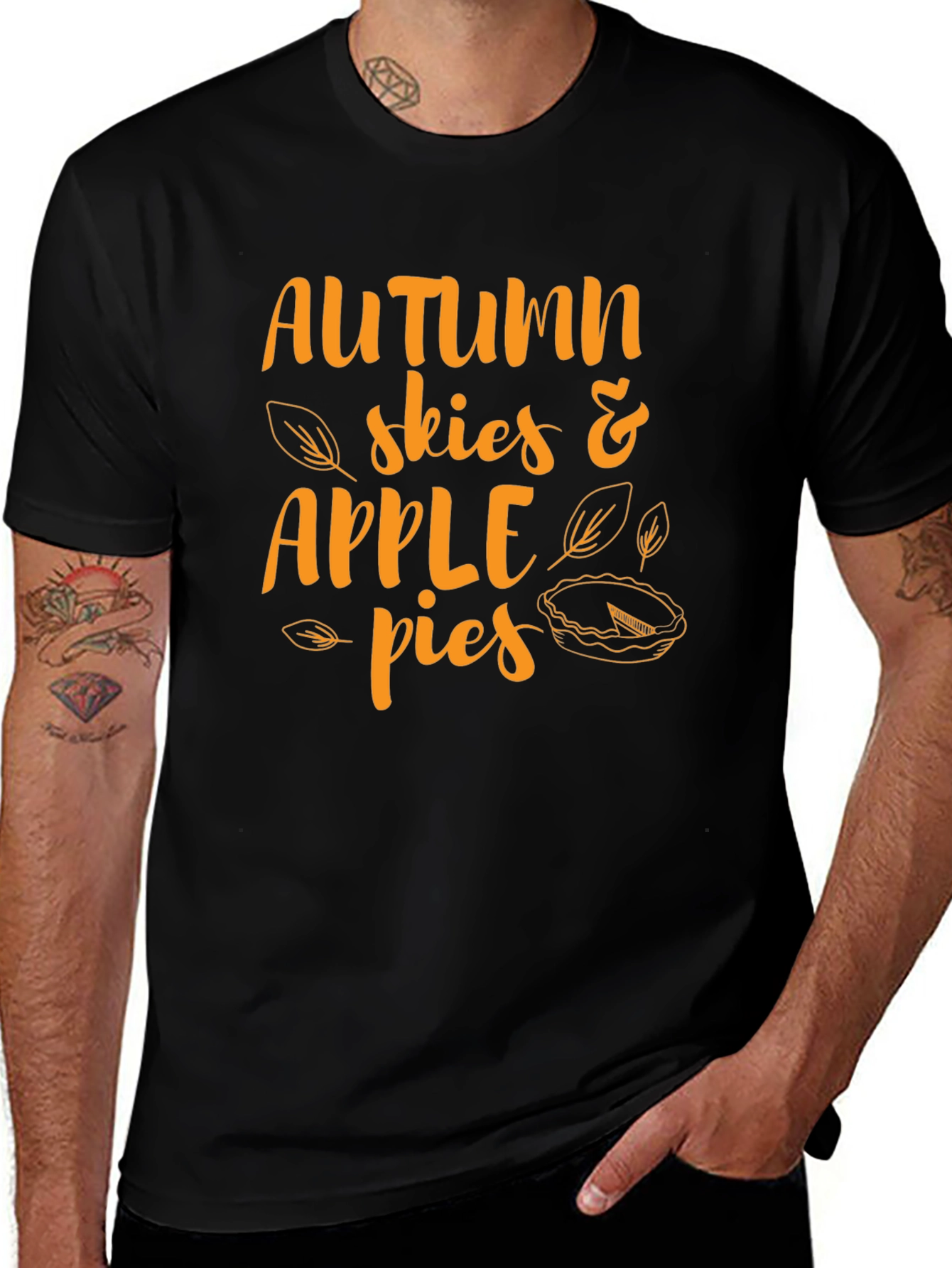 Variant 6 of Autumn Skies & Apple Pies Graphic T-Shirt
