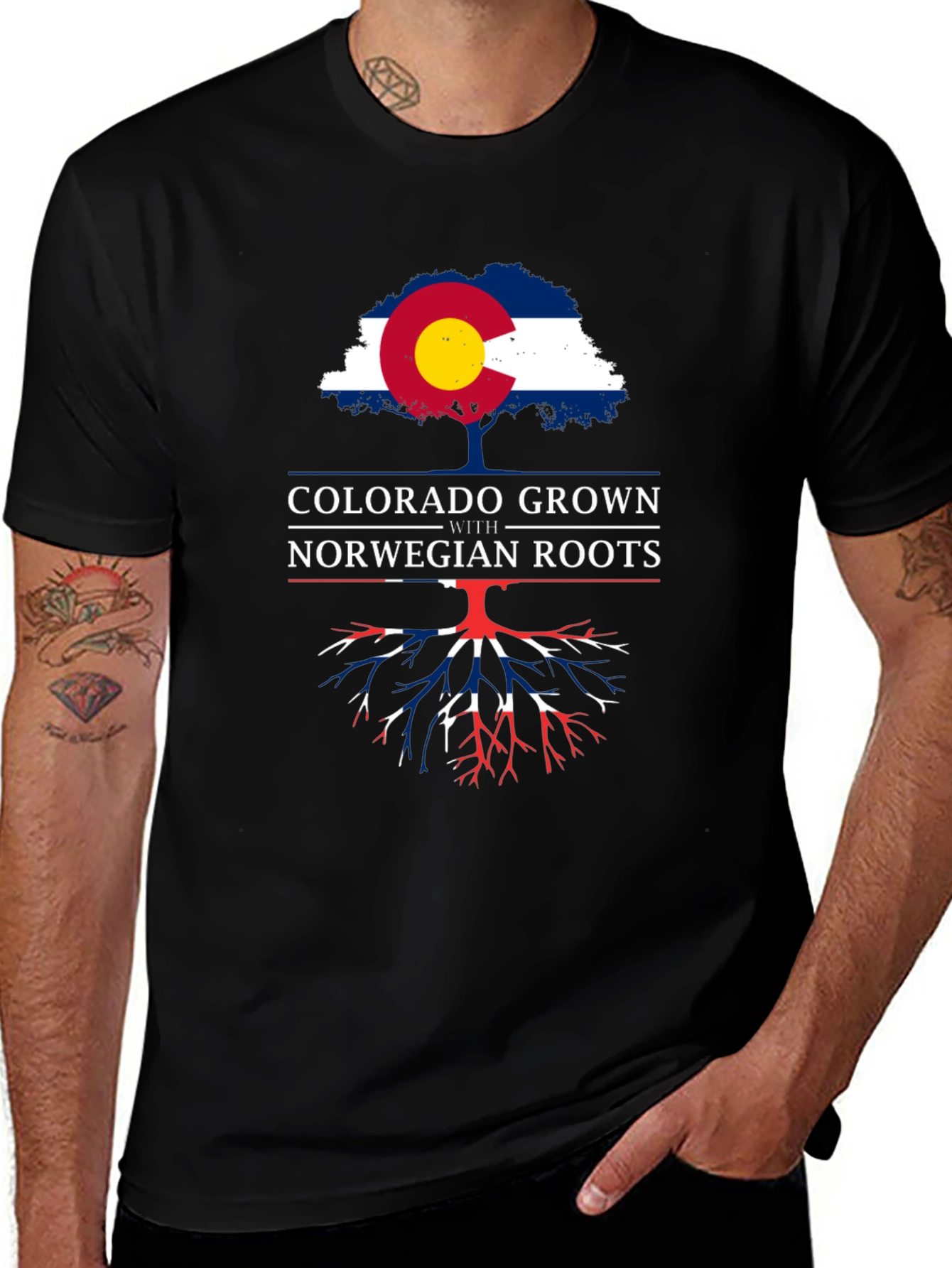 Colorado Grown with Norwegian Roots T-Shirt