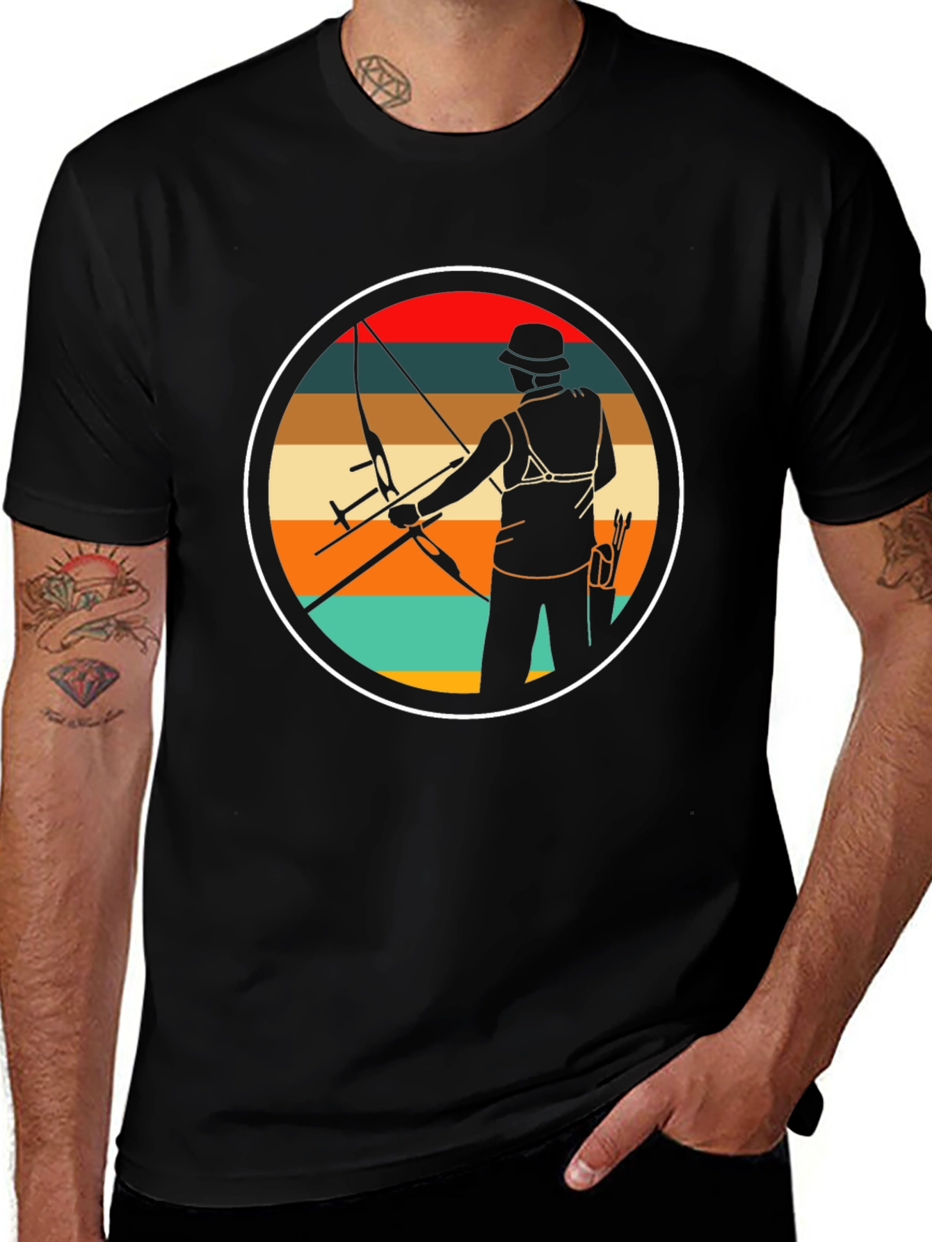 Variant 29 of Archery Sunset Graphic Tee