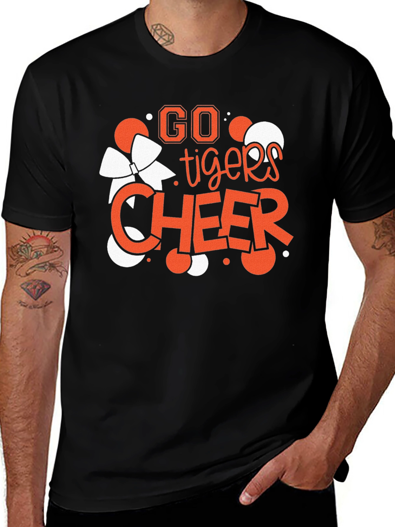 Go Tigers Cheer Graphic T-Shirt