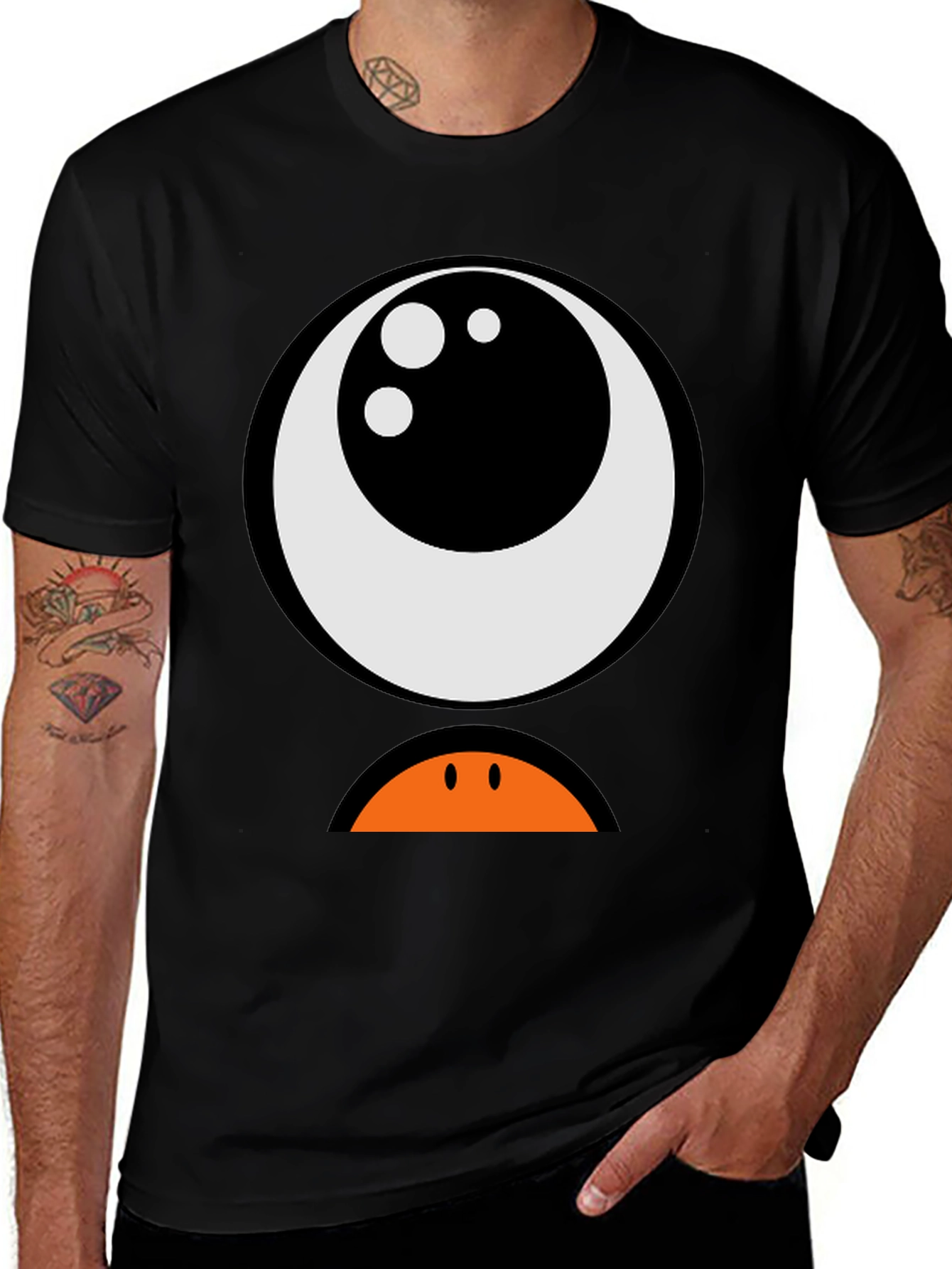 Variant 13 of Cartoon Monster Eye Graphic T-Shirt