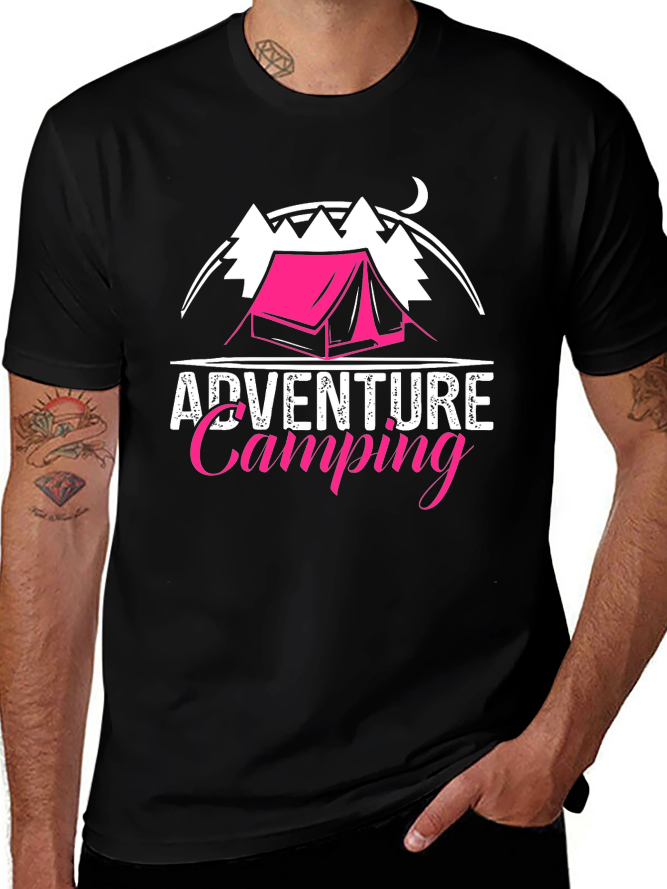 Variant 17 of Adventure Camping Graphic Tee