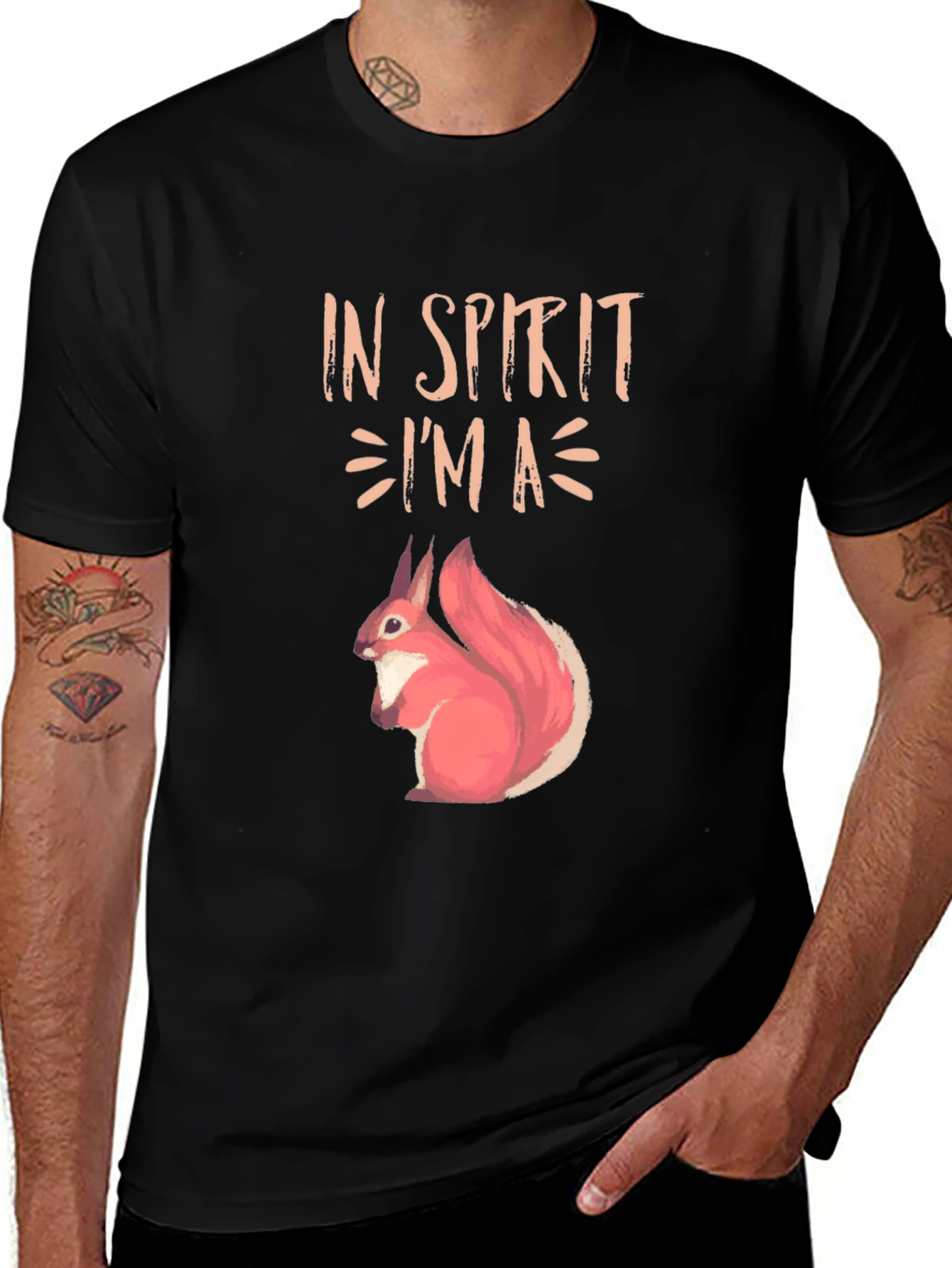 Variant 30 of In Spirit I'm A Squirrel T-Shirt