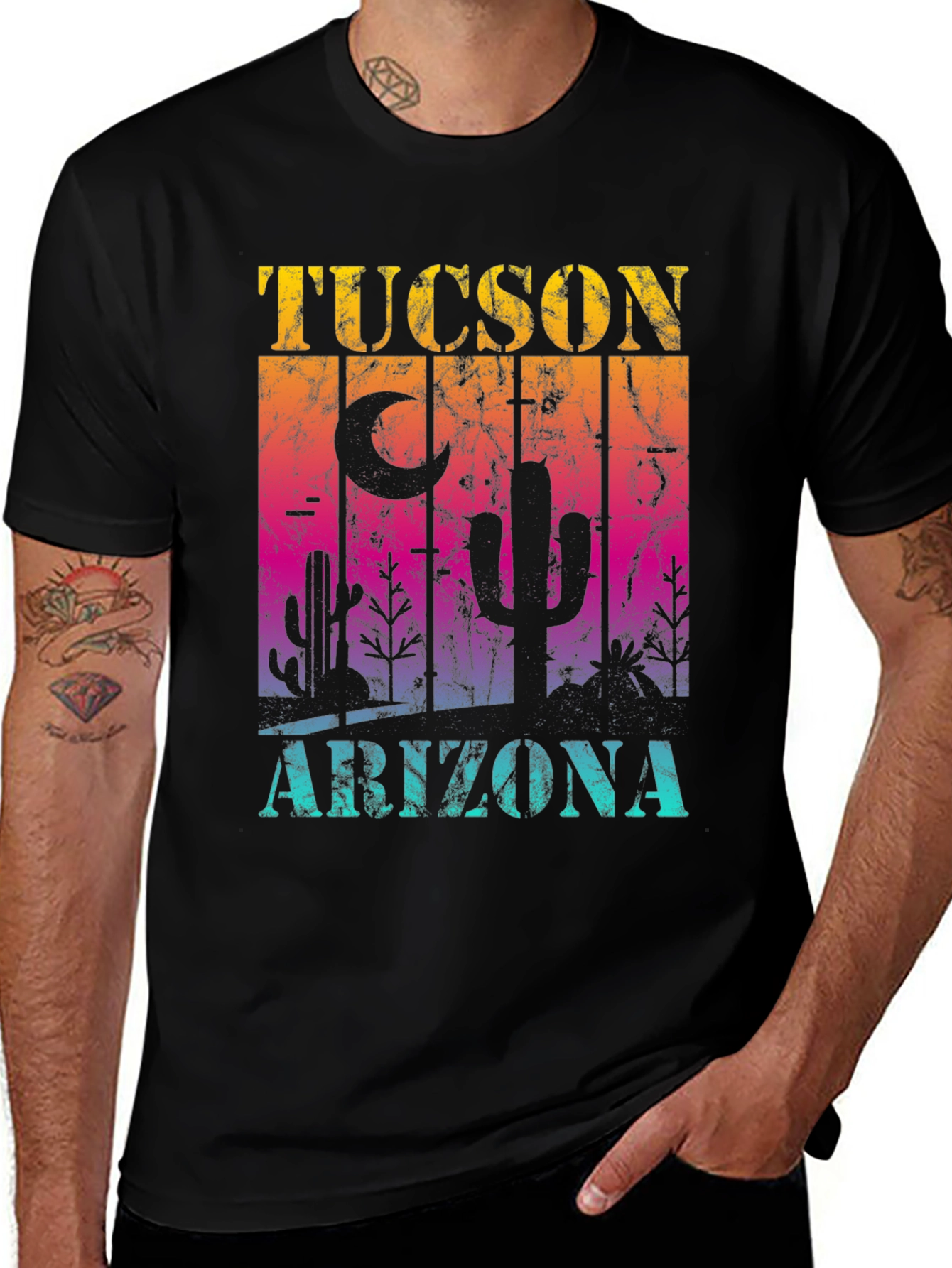 Variant 26 of Tucson Arizona Graphic T-Shirt
