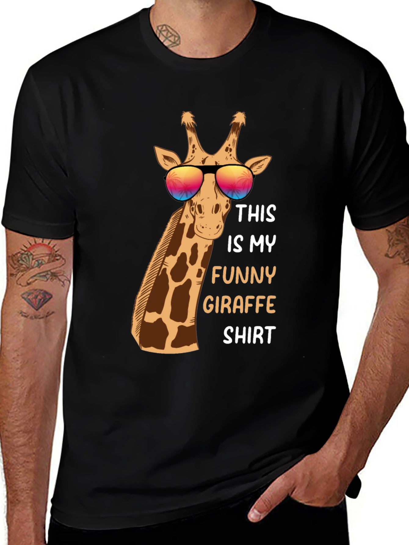 Variant 13 of Funny Giraffe T-Shirt