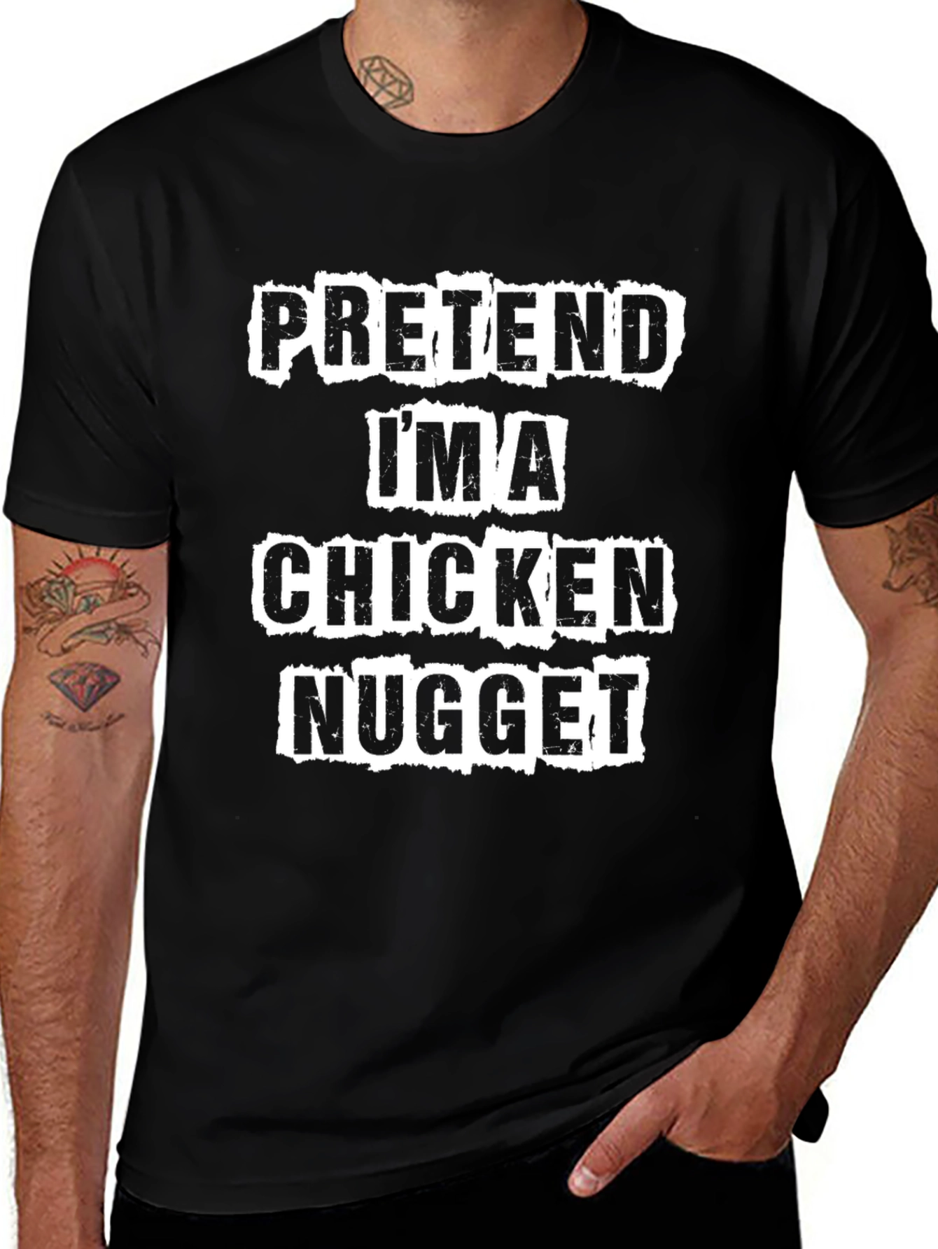 Variant 26 of Pretend I'm A Chicken Nugget T-Shirt