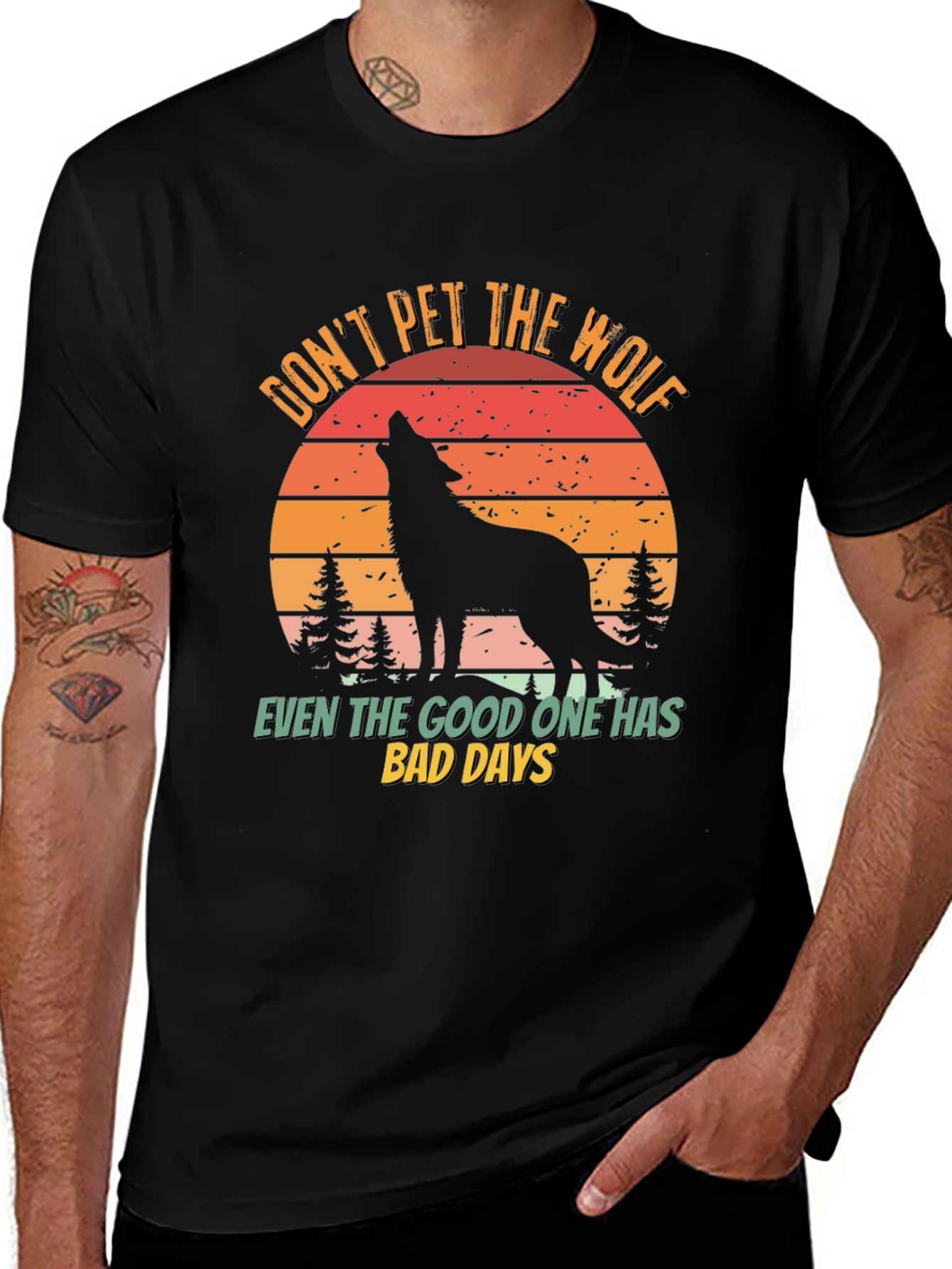 Variant 14 of Don't Pet the Wolf Graphic T-Shirt