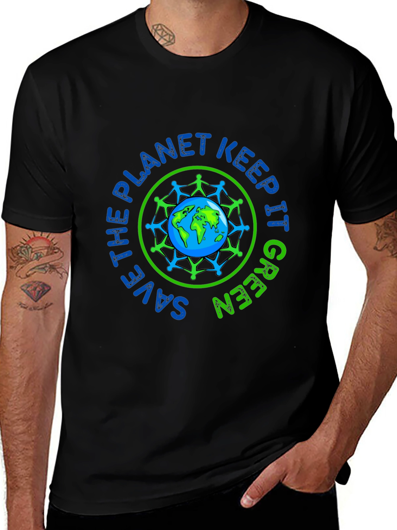 Eco-Friendly Earth Graphic Tee - Save the Planet!