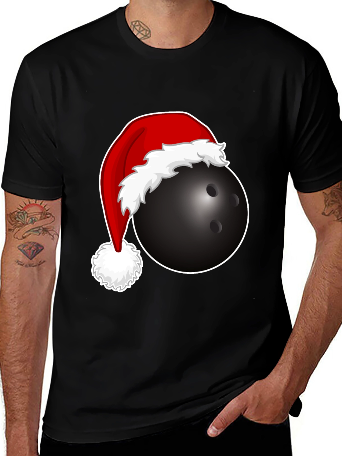 Christmas Bowling Ball T-Shirt