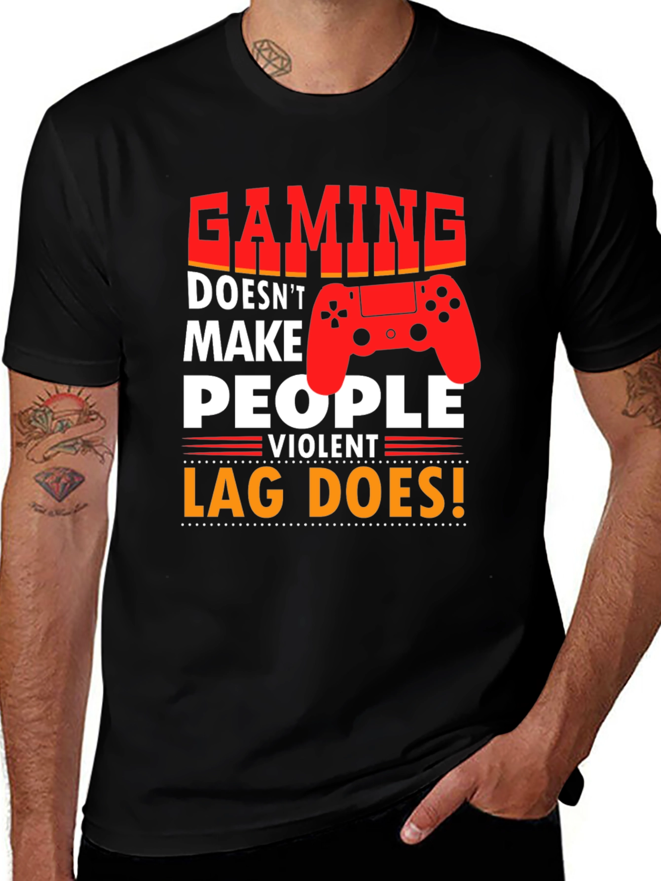 Variant 16 of Gaming Lag T-Shirt: Funny Gamer Tee